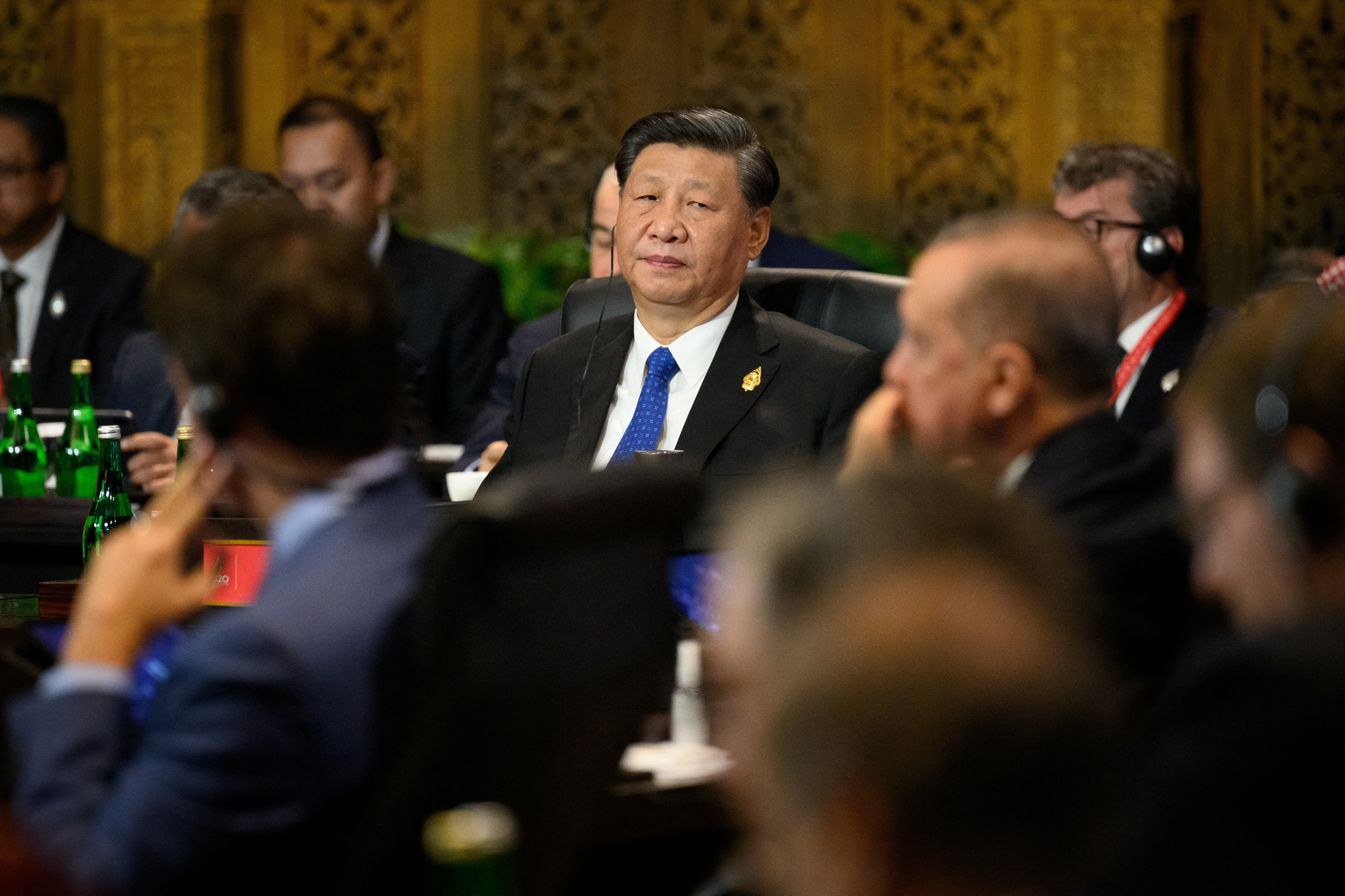 Xi Jinping durante un encuentro de trabajo del G20 en Bali, Indonesia (Reuters)