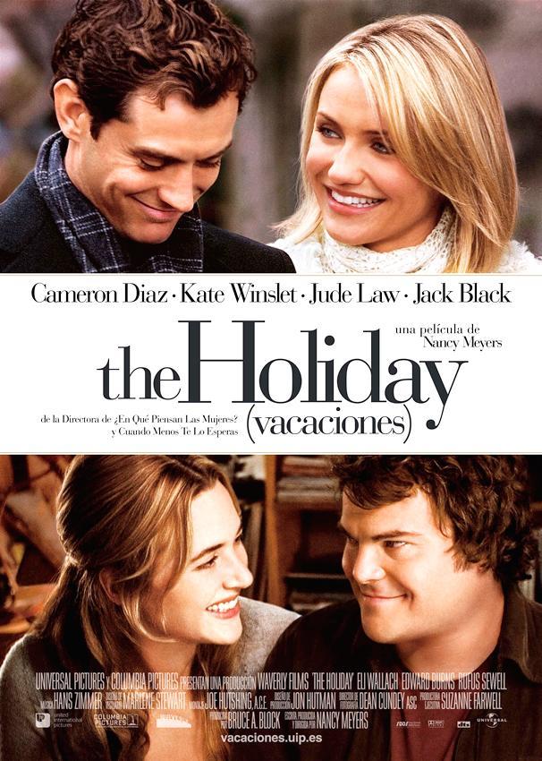 Comedia y drama romántico protagonizado por Cameron Diaz, Kate Winslet, Jude Law y Jack Black. (Universal Pictures)