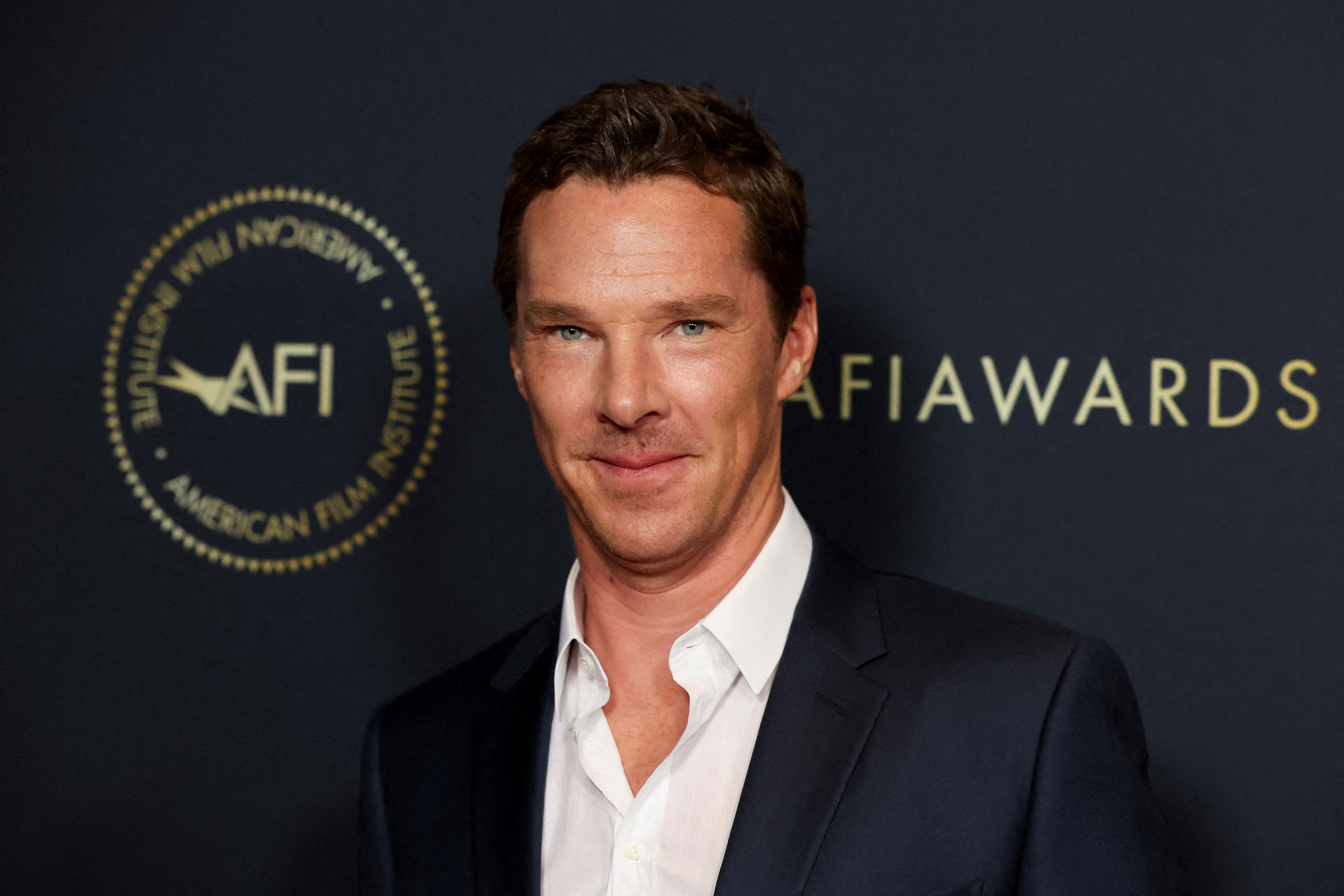 Benedict Cumberbatch posando para el American Film Institute, en marzo de este año en Beverly Hills, California) REUTERS/Mario Anzuoni/File Photo
