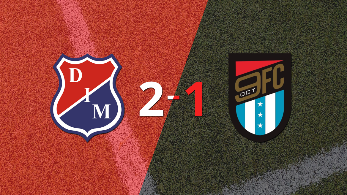 Con la mínima diferencia, Independiente Medellín venció a 9 de octubre por 2 a 1