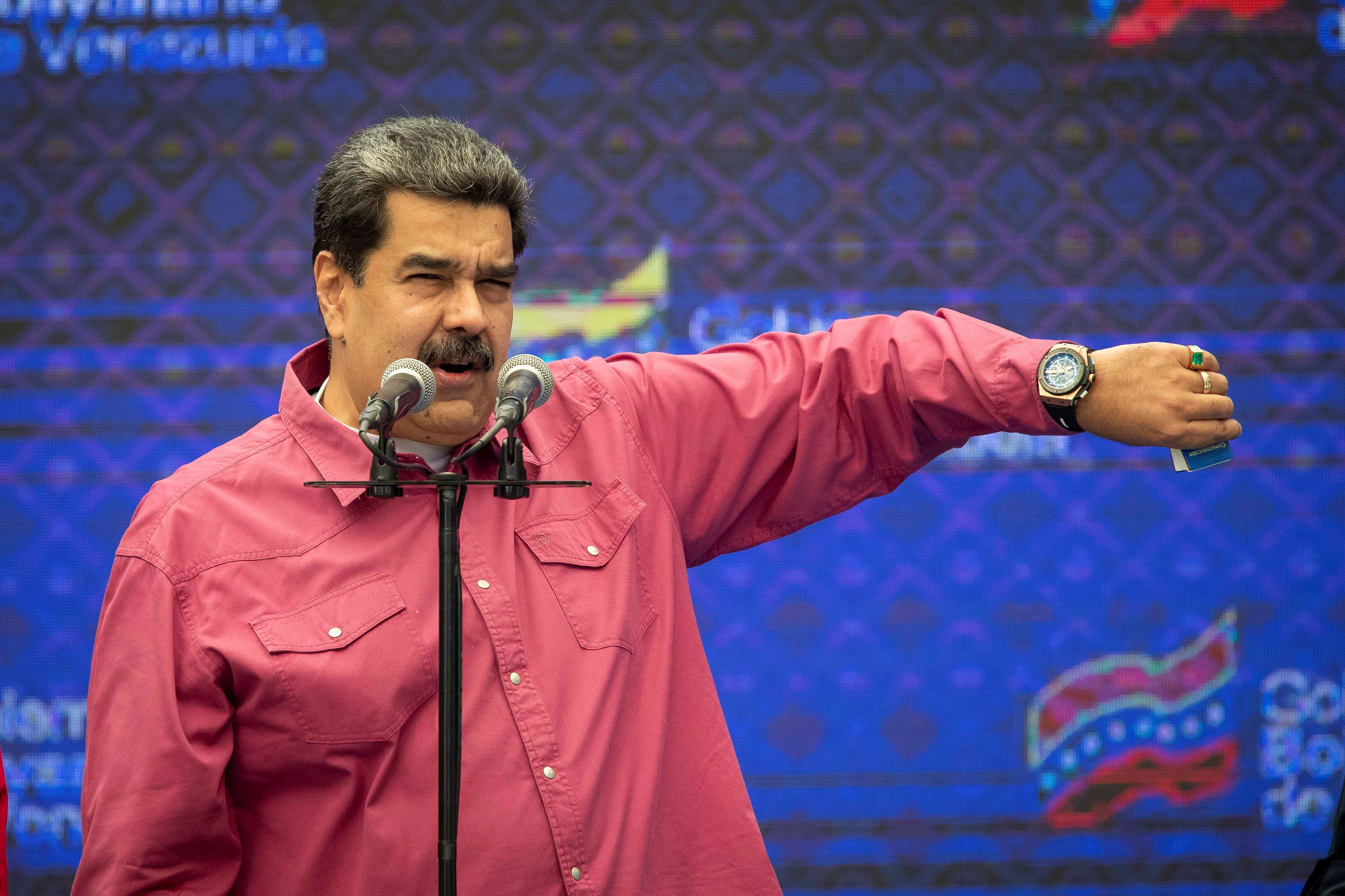 El dictador venezolano, Nicolás Maduro, en una fotografía de archivo.. EFE/Rayner Peña
