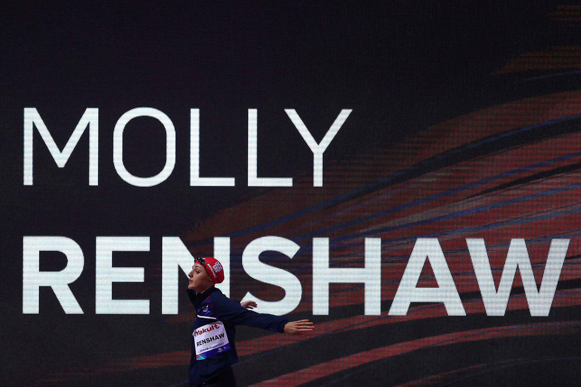 Molly Renshaw en el Campeonato Mundial de la FINA en Budapest 2022. (FINA)
