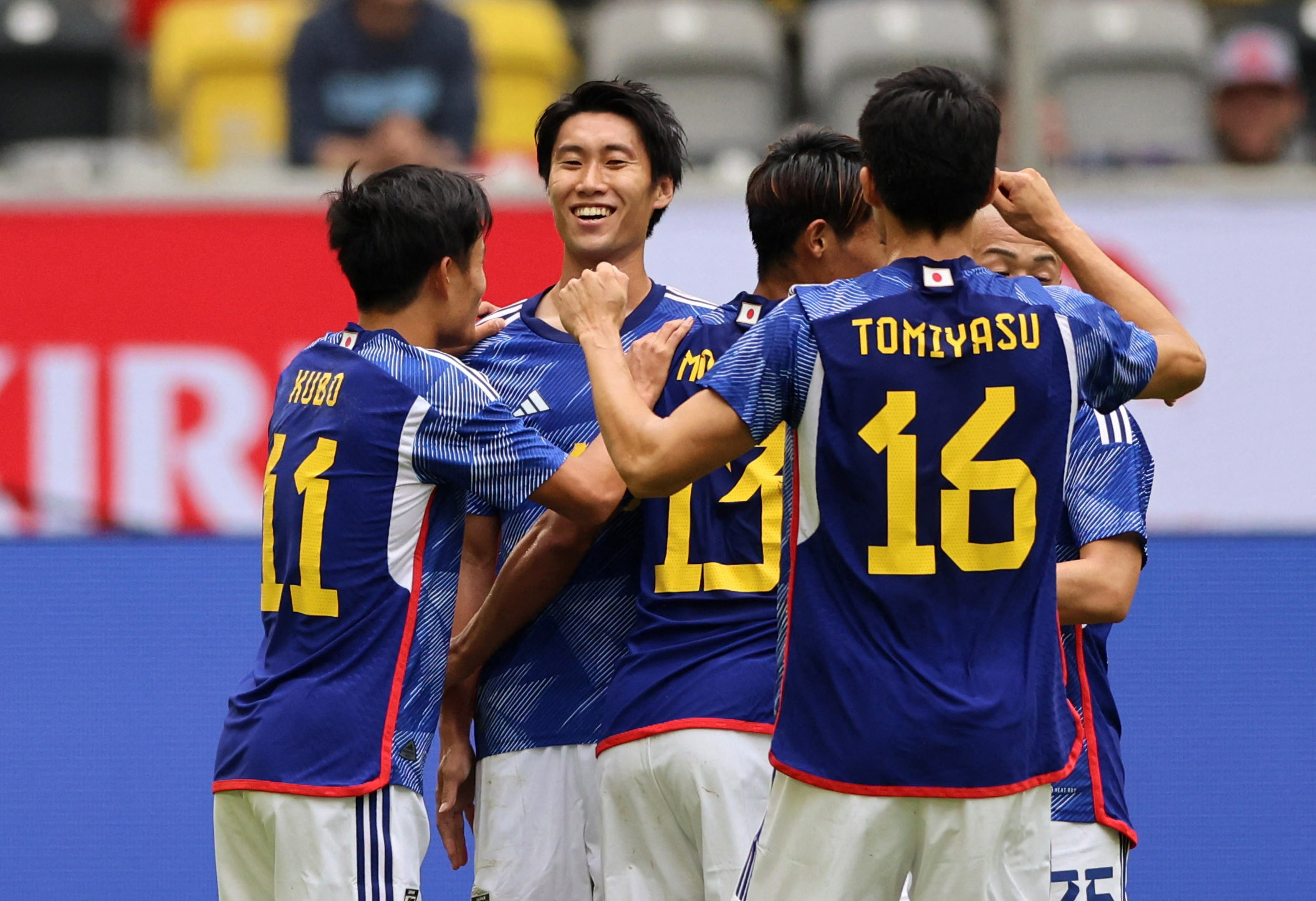El seleccionado de Japón, uno de los primeros en confirmar a sus jugadores para el Mundial de Qatar (REUTERS/Thilo Schmuelgen)