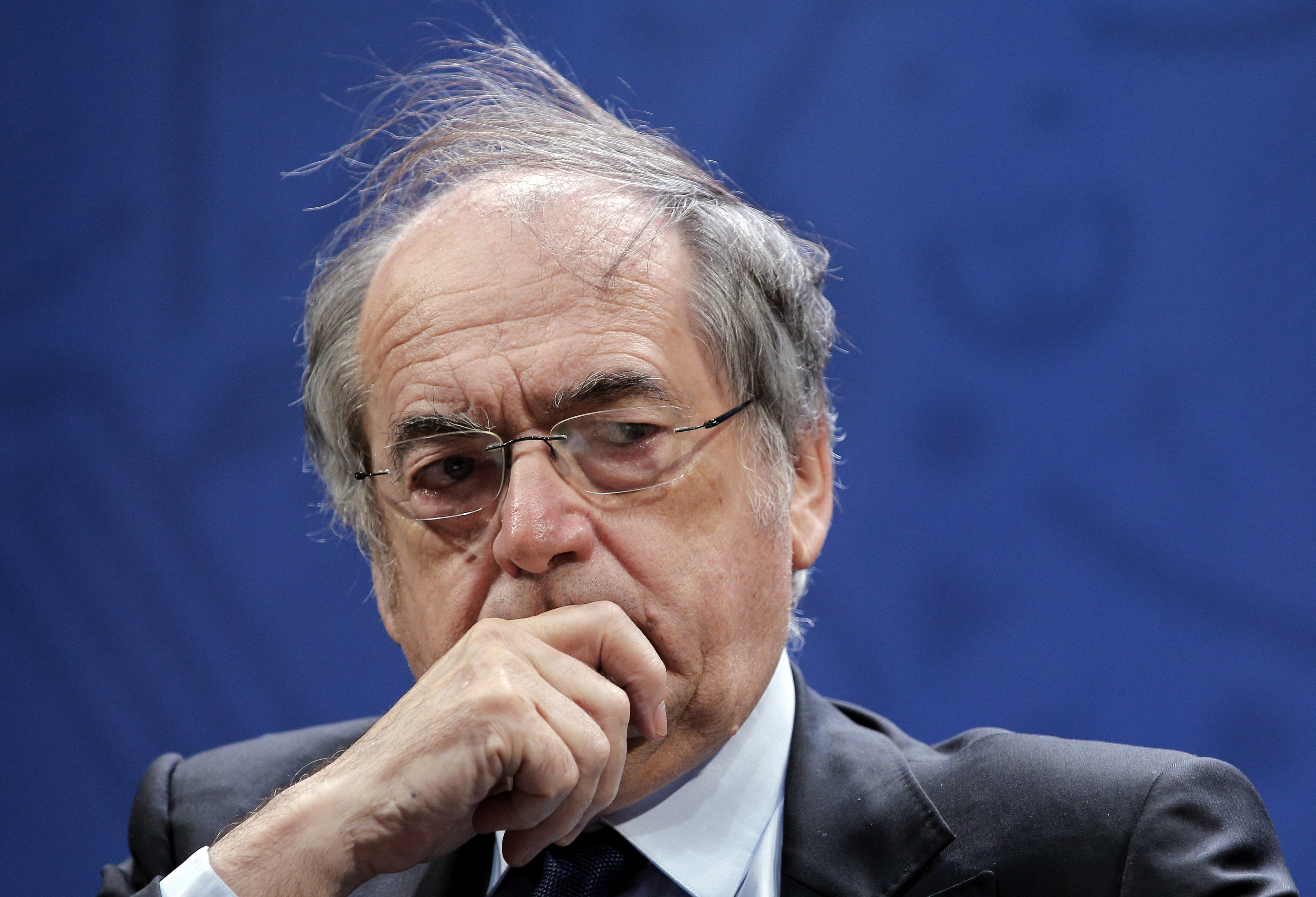  Noel Le Graet renunció como presidente de la Federación de Fútbol de Francia (AP Foto/Christophe Ena, Archivo)
