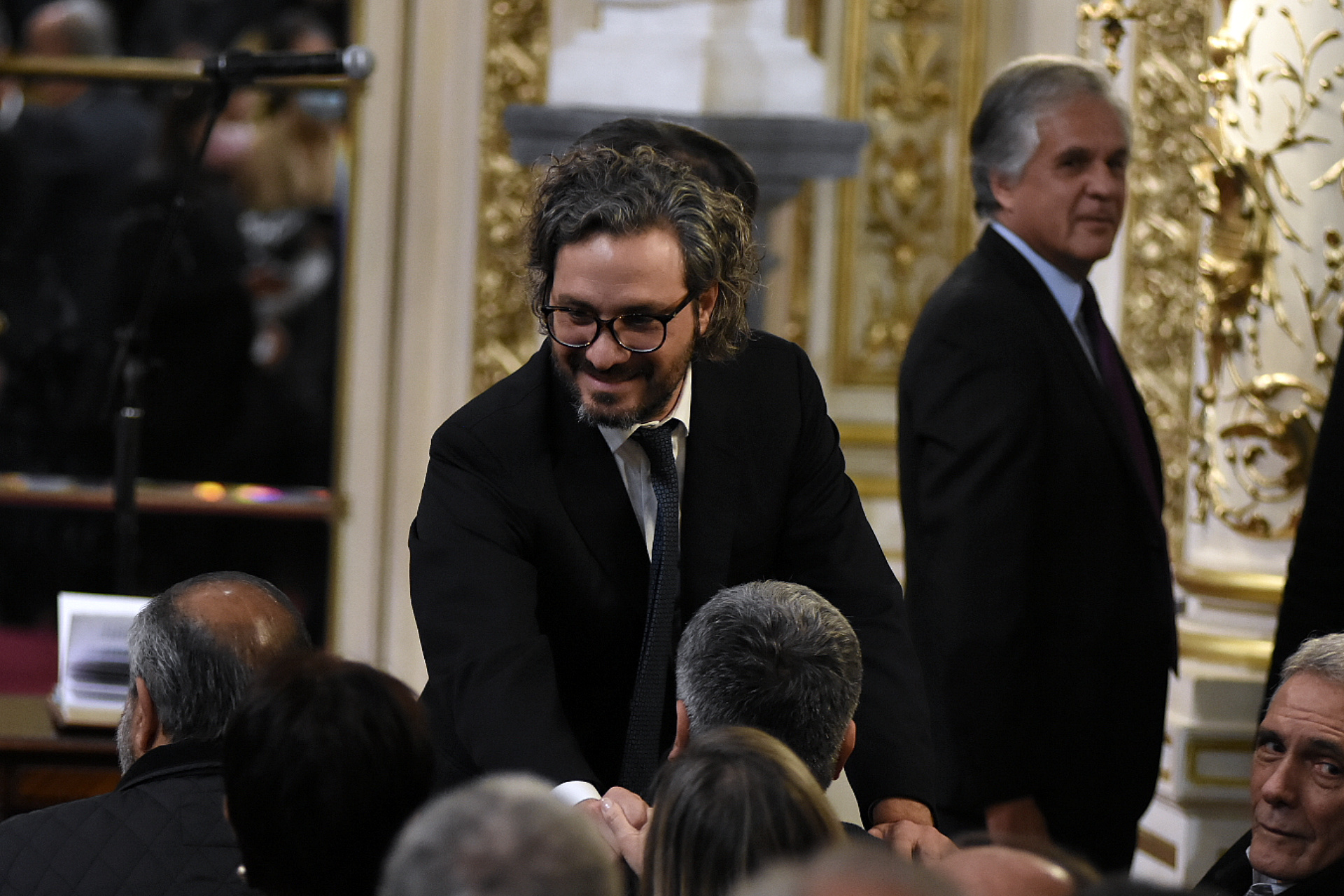 El canciller Santiago Cafiero, uno de los funcionarios que estuvo con Alberto Fernández durante la negociación por la nueva ministra 