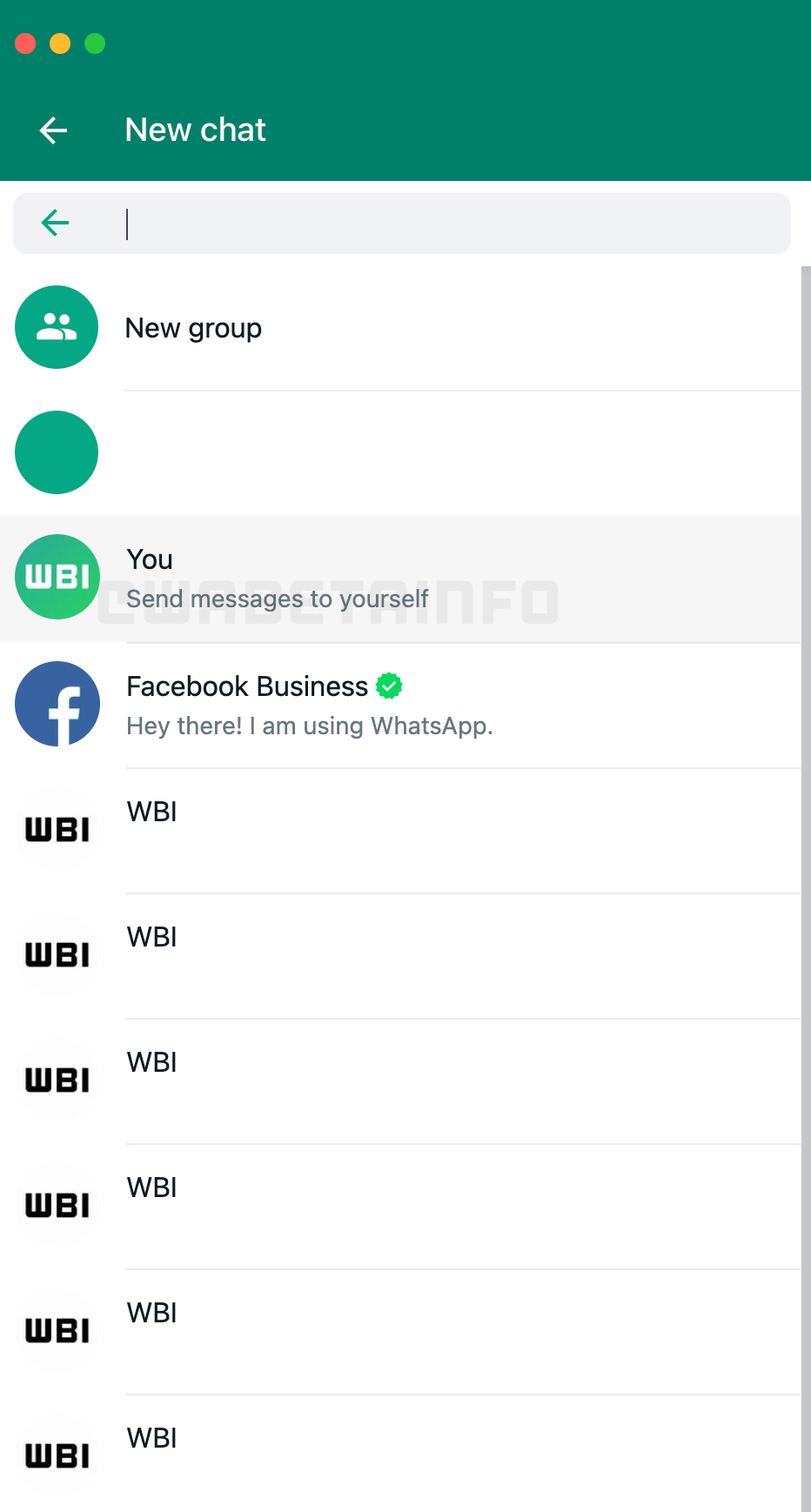 Actualización de WhatsApp para versión de escritorio (WABetaInfo)