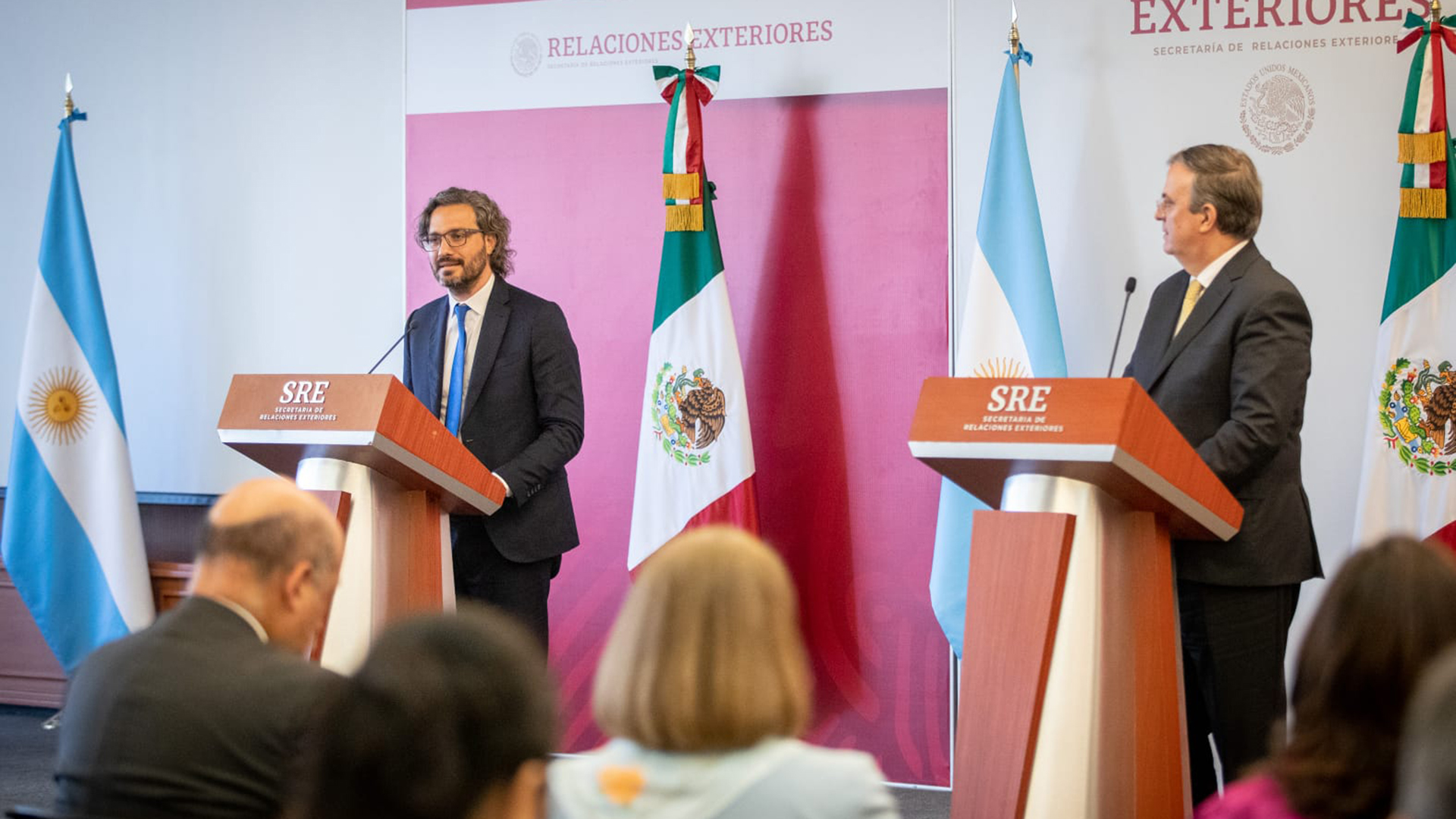 Der argentinische Außenminister Santiago Kafiro besucht Mexiko 