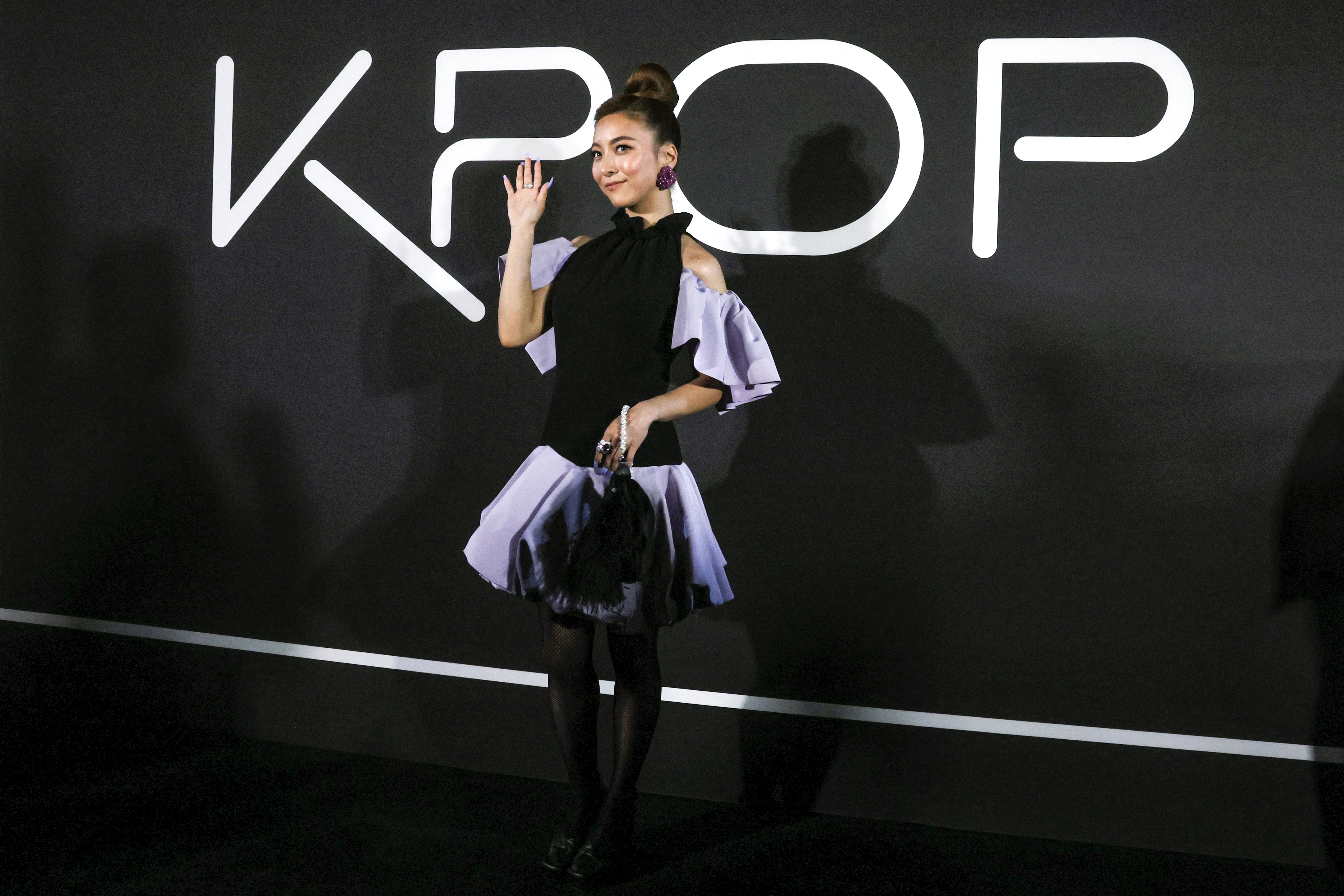 La cantante Luna asiste a una conferencia de prensa para anunciar su debut en Broadway en 'KPOP, The Musical' en la ciudad de Nueva York, EE. UU., 30 de marzo de 2022. REUTERS/Brendan McDermid