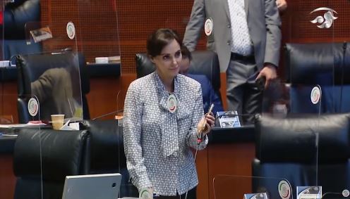 Actualmente Lilly Téllez es integrante en las comisiones de Seguridad Pública, de Salud, de Relaciones Exteriores de América del Norte y de Anticorrupción, Transparencia y Participación Ciudadana (Foto: Twitter/@LillyTellez)