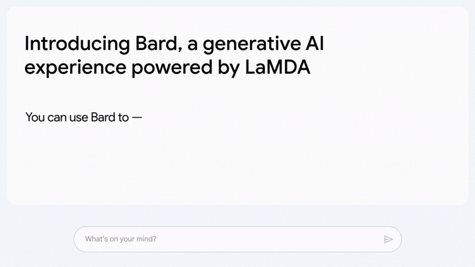 Bard será el nombre de la nueva Inteligencia artificial de Google. (Google)