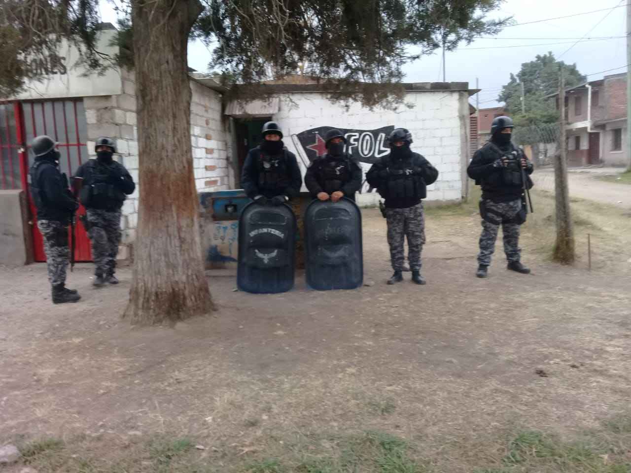 Imagenes compartidas en redes sociales por el Frente de Organizaciones en Lucha