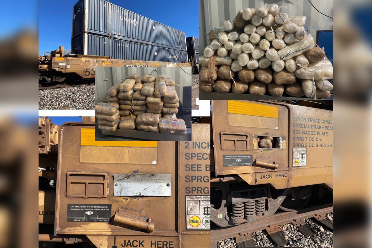 Golpe al narco: interceptaron tren de México en Arizona con más de 700 mil pastillas de fentanilo