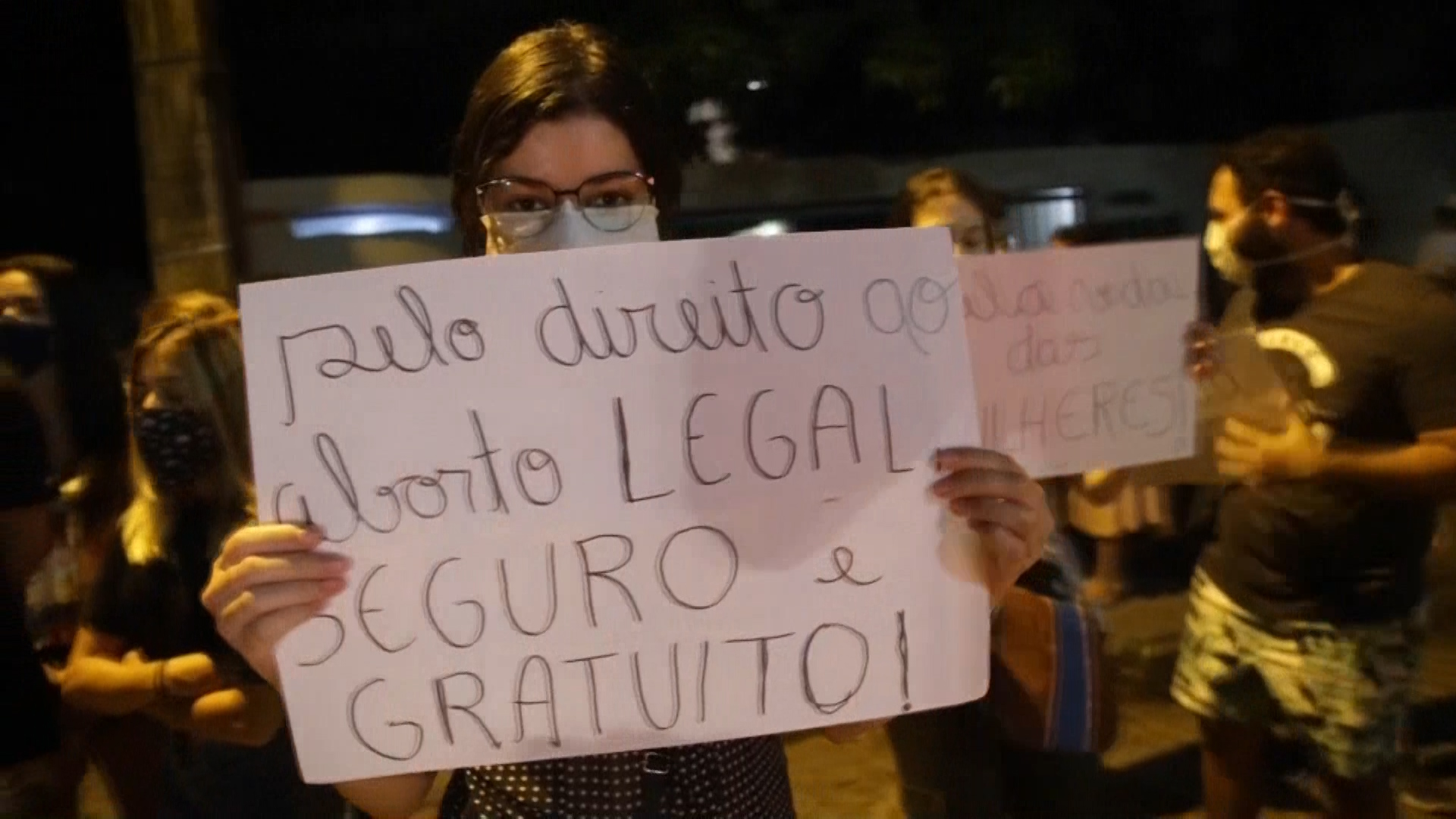Brasileñas en manifestaciones a favor del aborto 