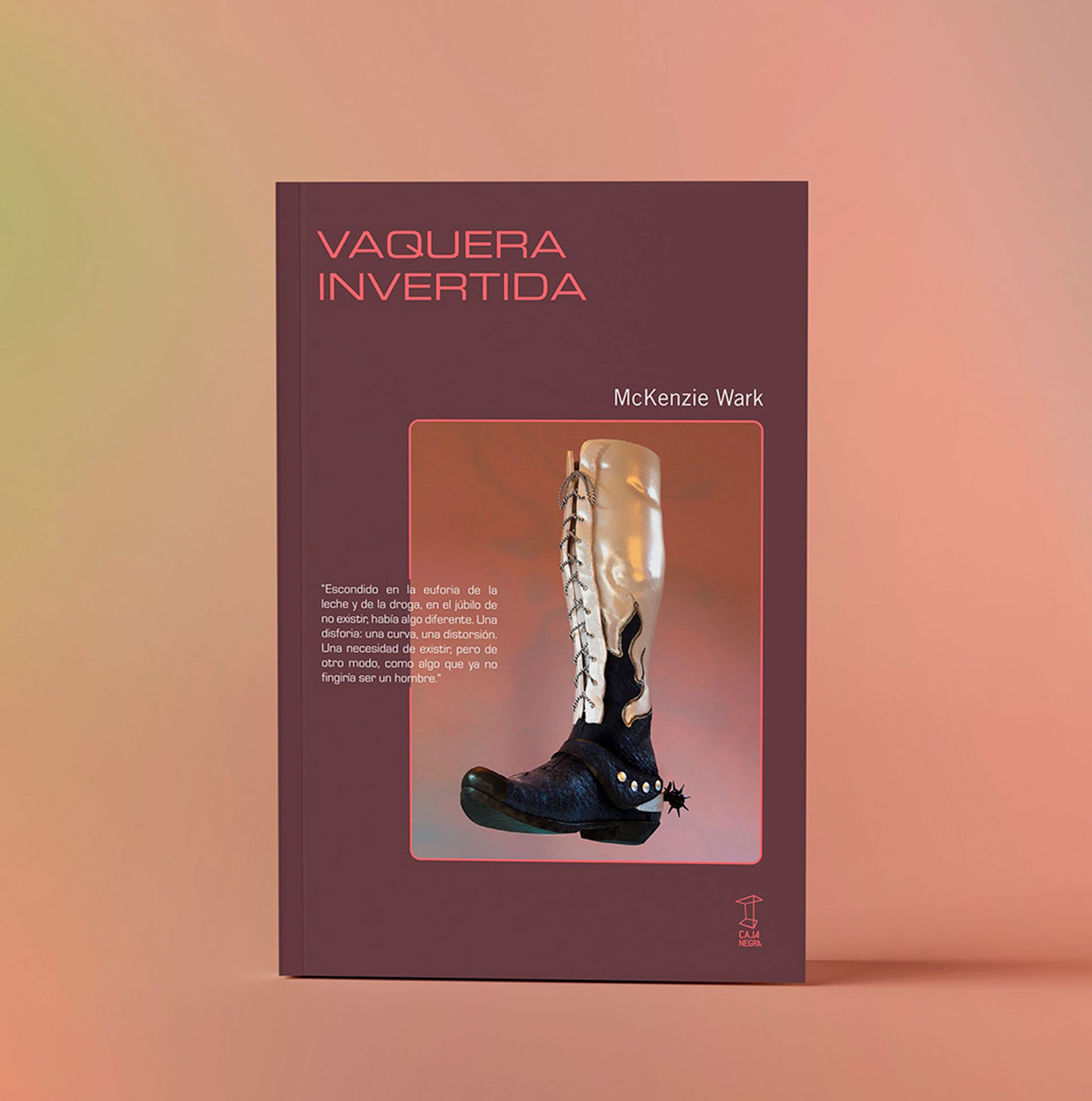 Portada de "Vaquera invertida", de la australiana McKenzie Wark, editada por Caja Negra.