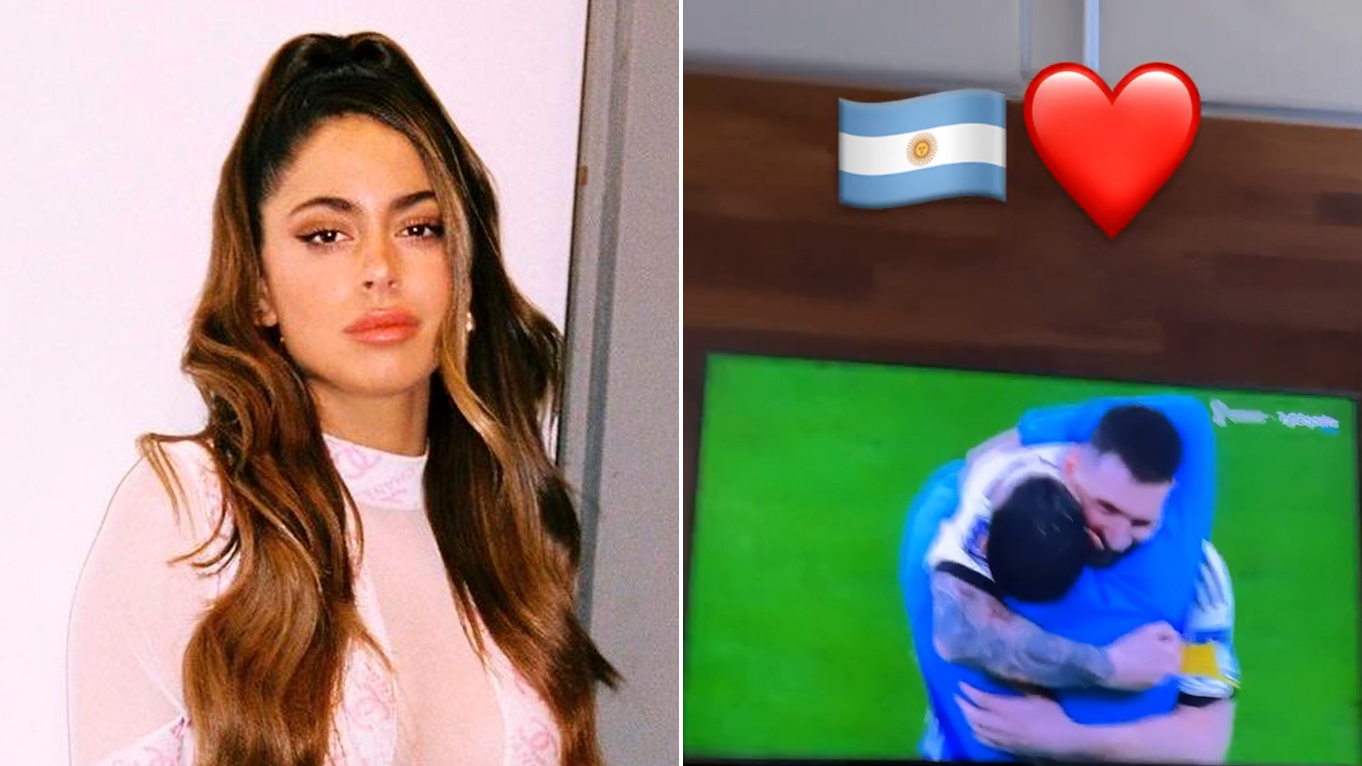Tini festejó el pasaje de la selección argentina a la final del mundial de fútbol Qatar 2022