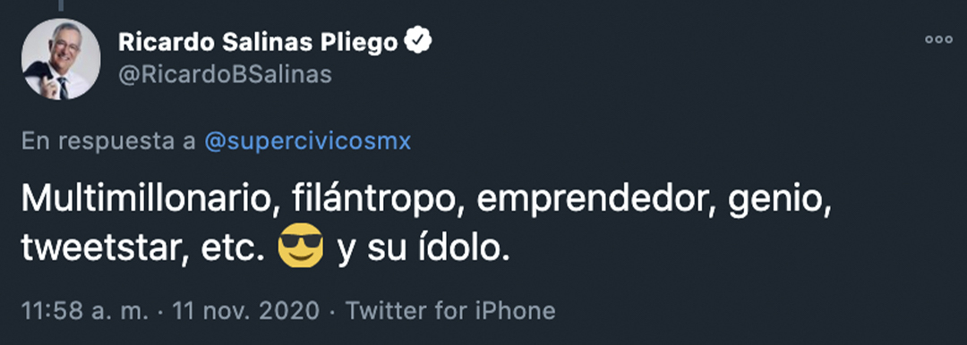 Son mercenarios digitales”: Ricardo Salinas Pliego inició una batalla en  Twitter contra Los Súper Cívicos - Infobae