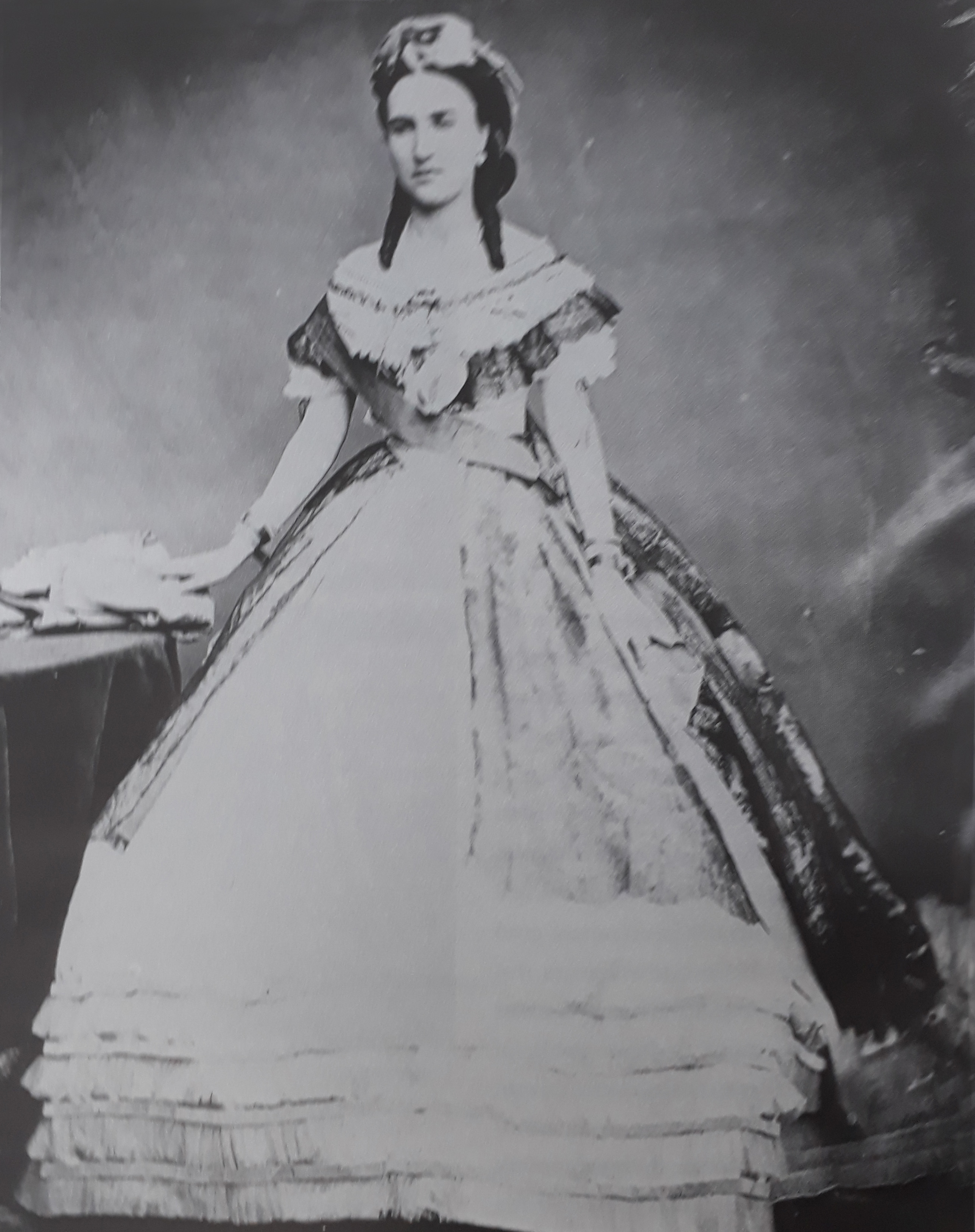 Carlota murió en los alrededores de Bruselas, en Bélgica. (Tomada del libro La fotografía durante el imperio de Maximiliano. De Arturo Aguilar Ochoa)