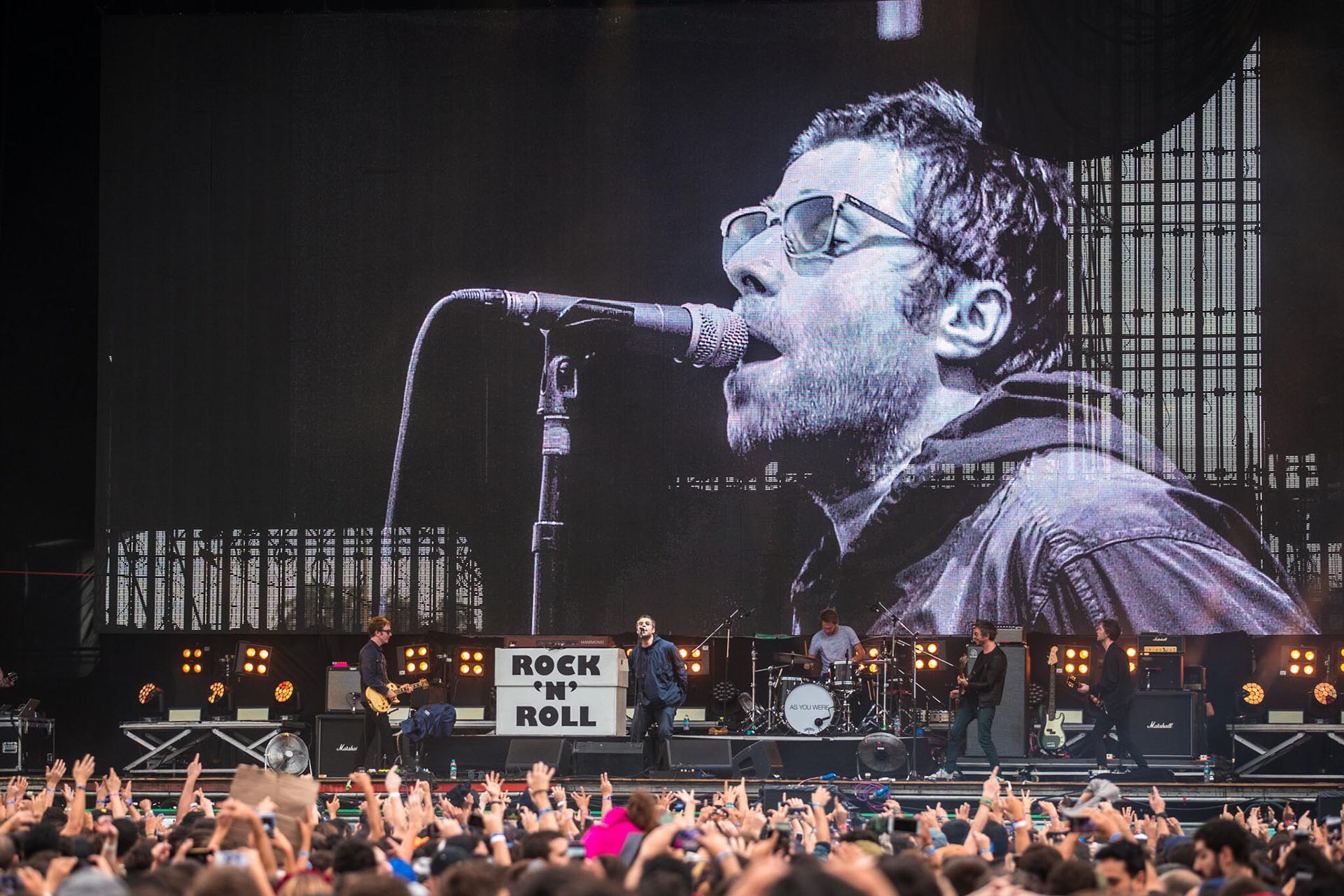 Liam Gallagher's show at Lollapalooza 2018 a year before he was diagnosed with arthritis. 