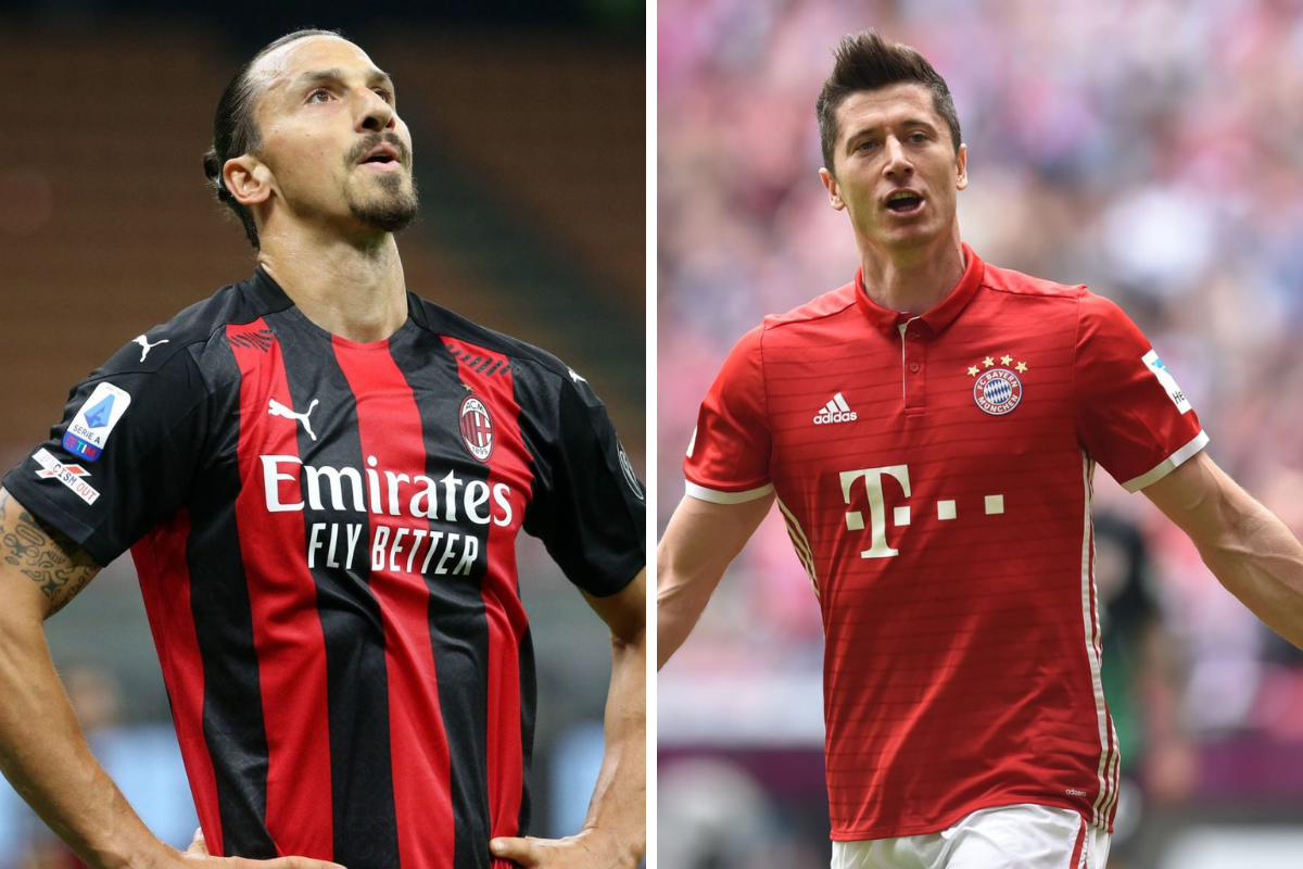 Zlatan Ibrahimovic y Robert Lewandowski pelearán junto a sus selecciones por alcanzar el cupo para el Mundial Qatar 2022.