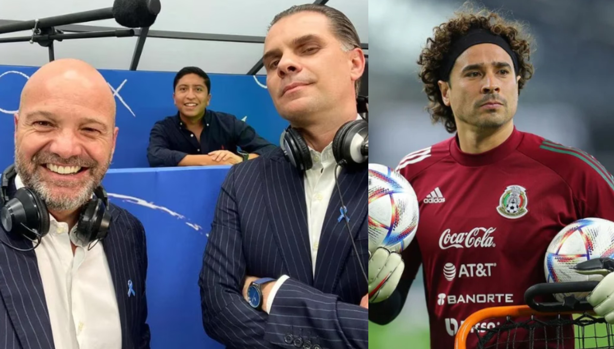 Christian Martinoli y Luis García criticaron el deseo de Guillermo Ochoa por llegar al Mundial 2026 (Foto: Infobae)