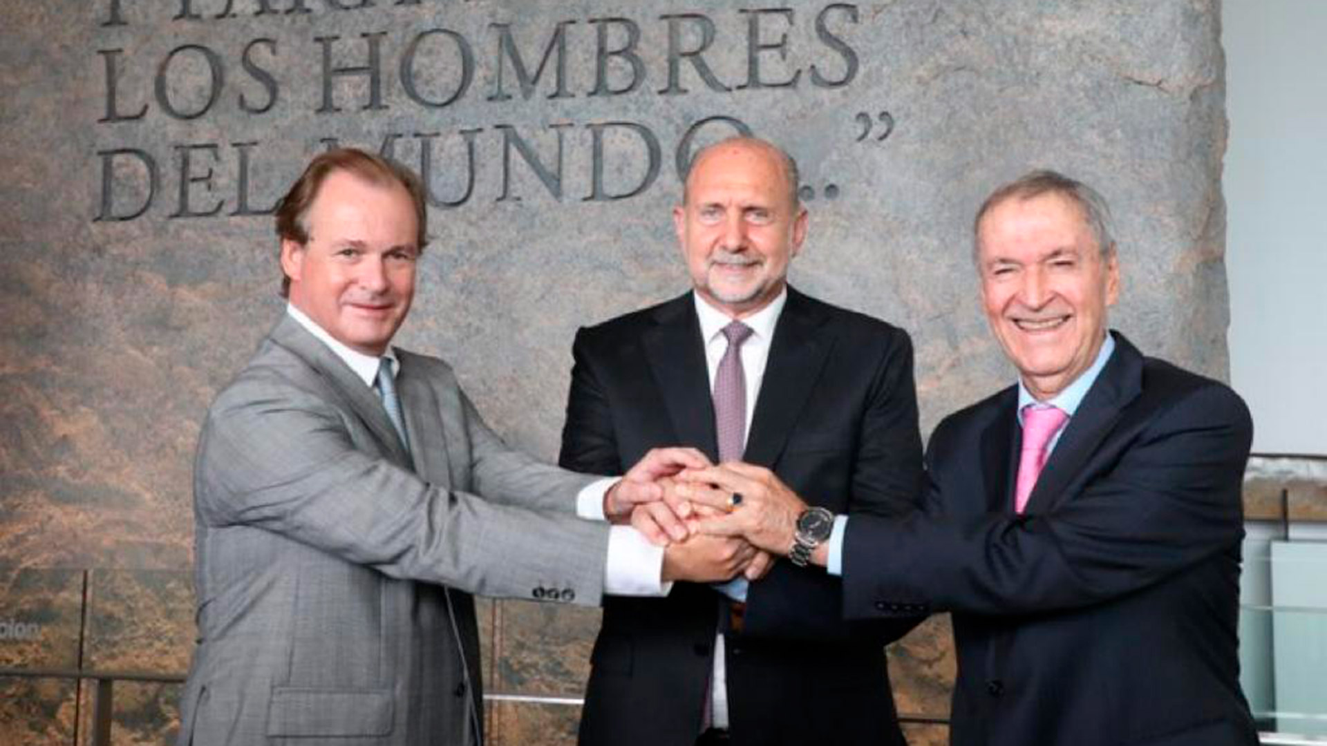 Los gobernadores Gustavo Bordet, Omar Perotti y Juan Schiaretti