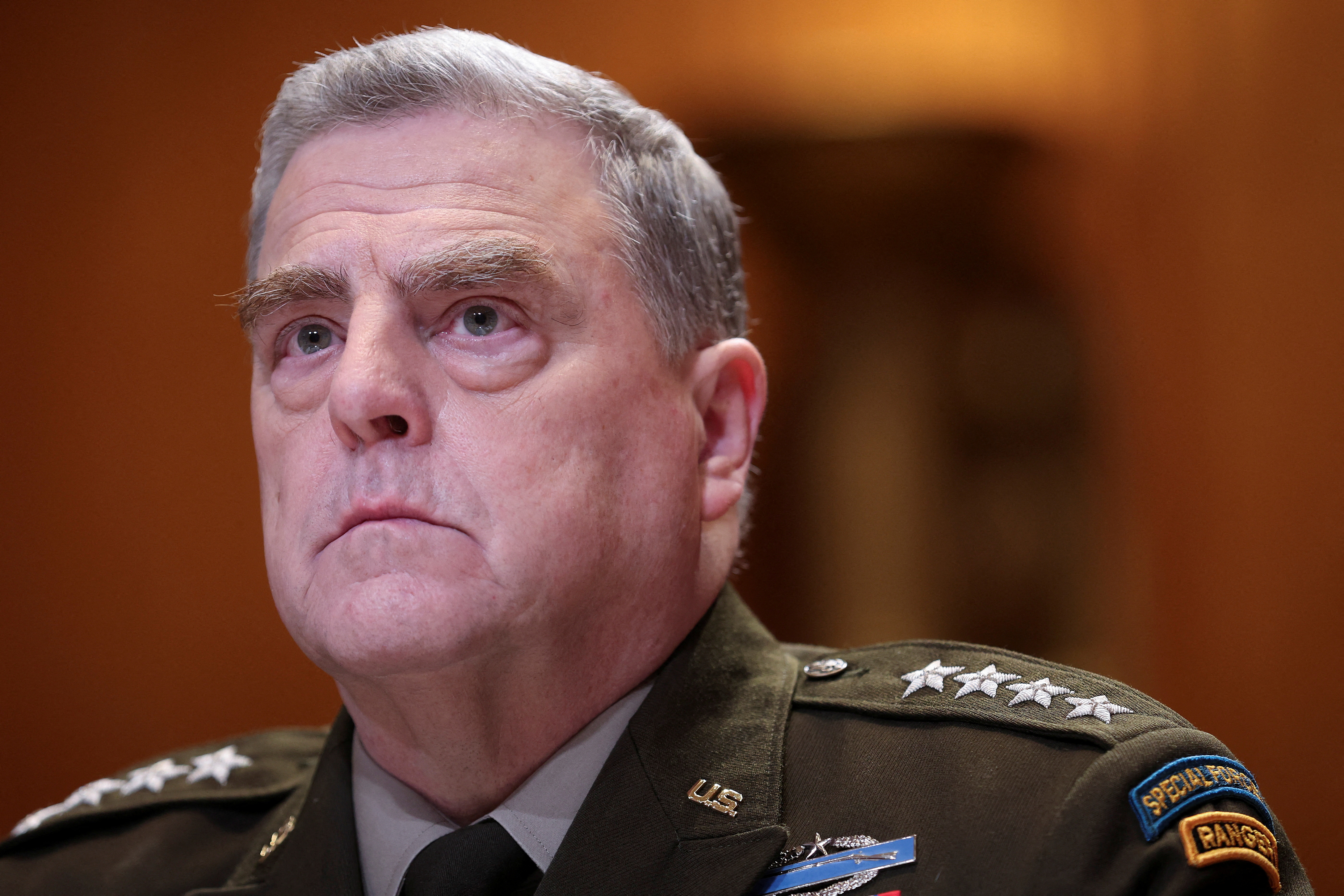The Chairman of the Joint Chiefs of Staff, General Mark Milley
