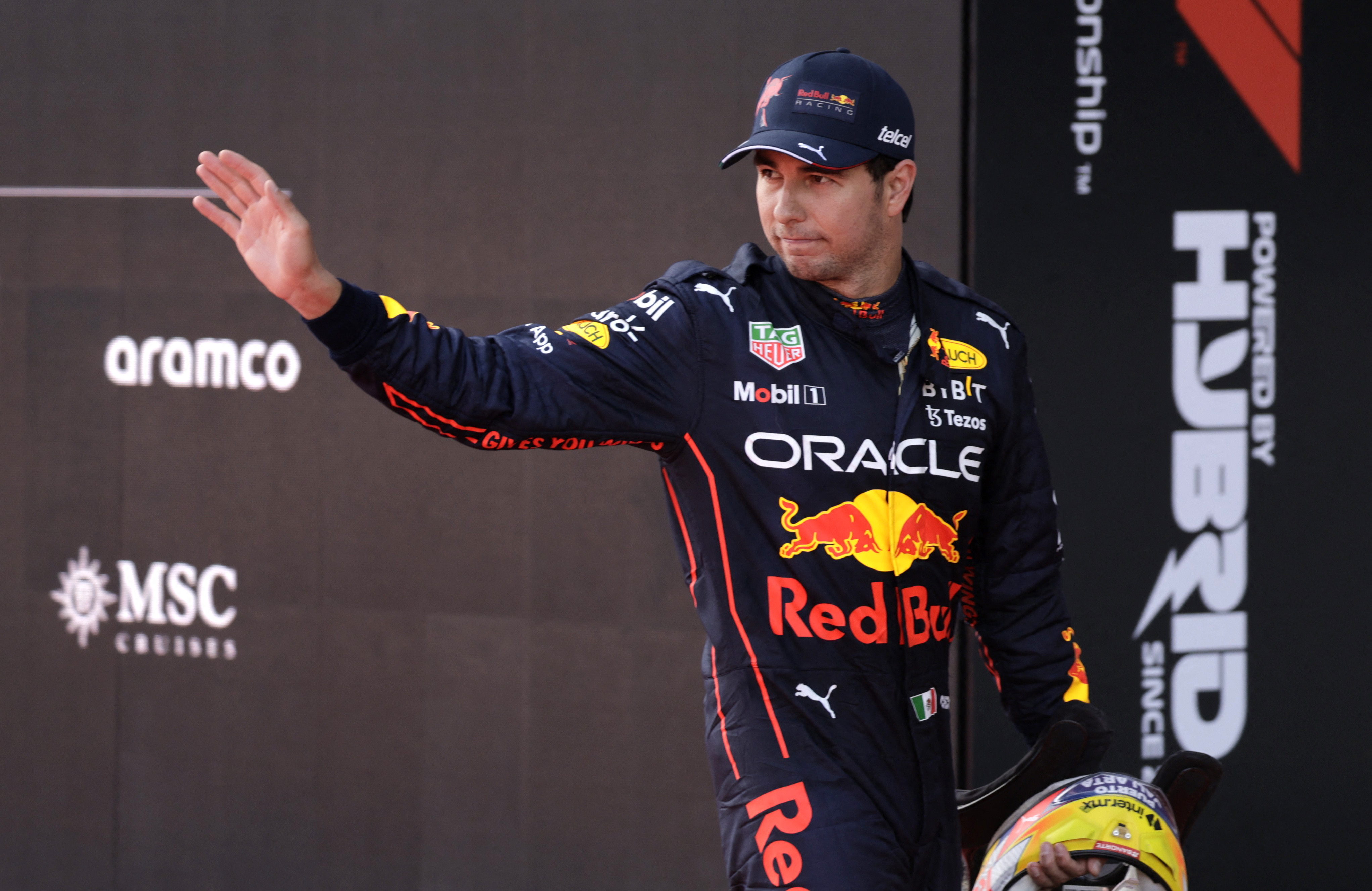 Checo Pérez acabaría su relación con Red Bull en 2024, según adelantó Christian Horner (Foto: REUTERS/Leonhard Foeger)