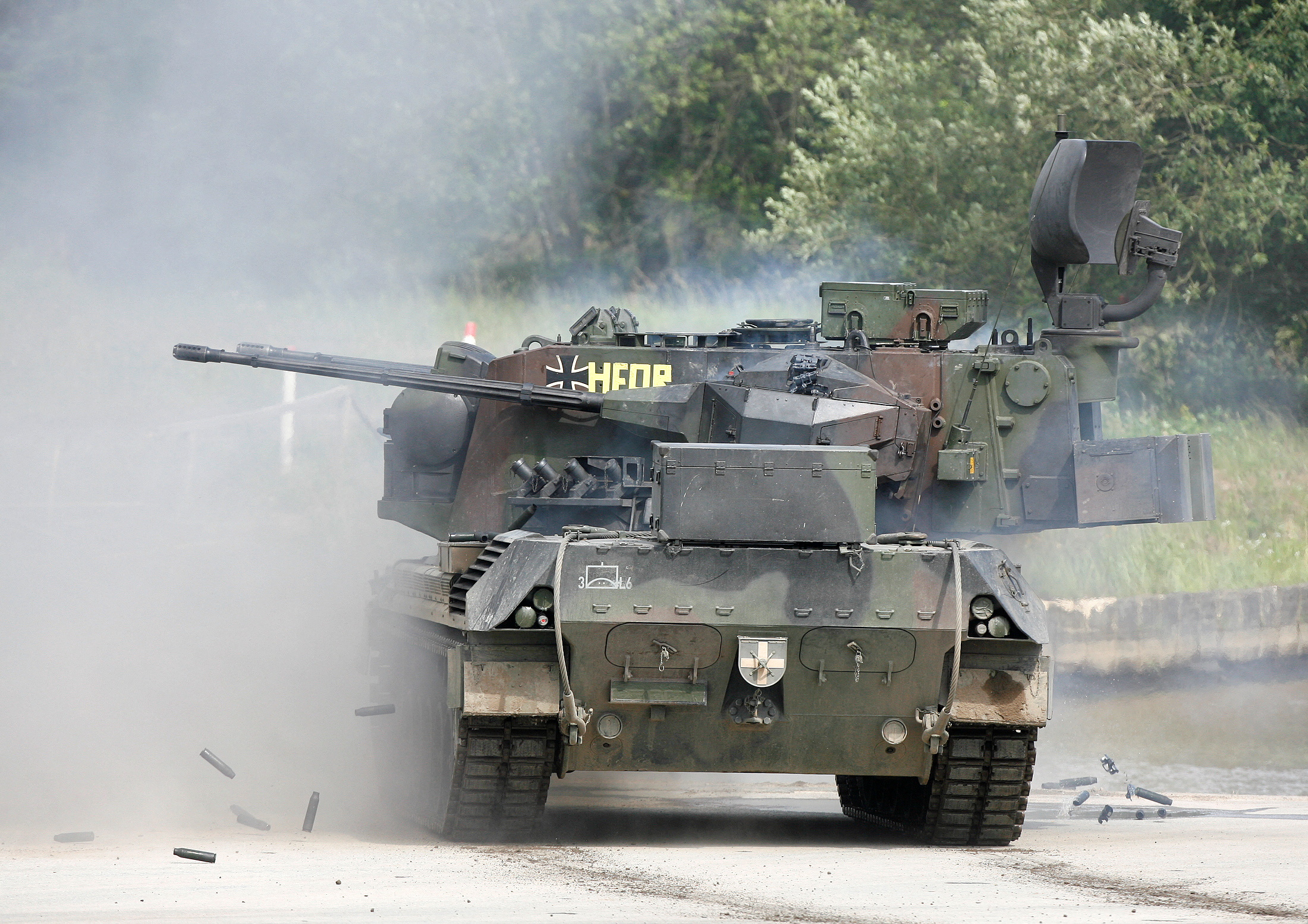 Tanque alemán Gepard (Reuters/archivo)