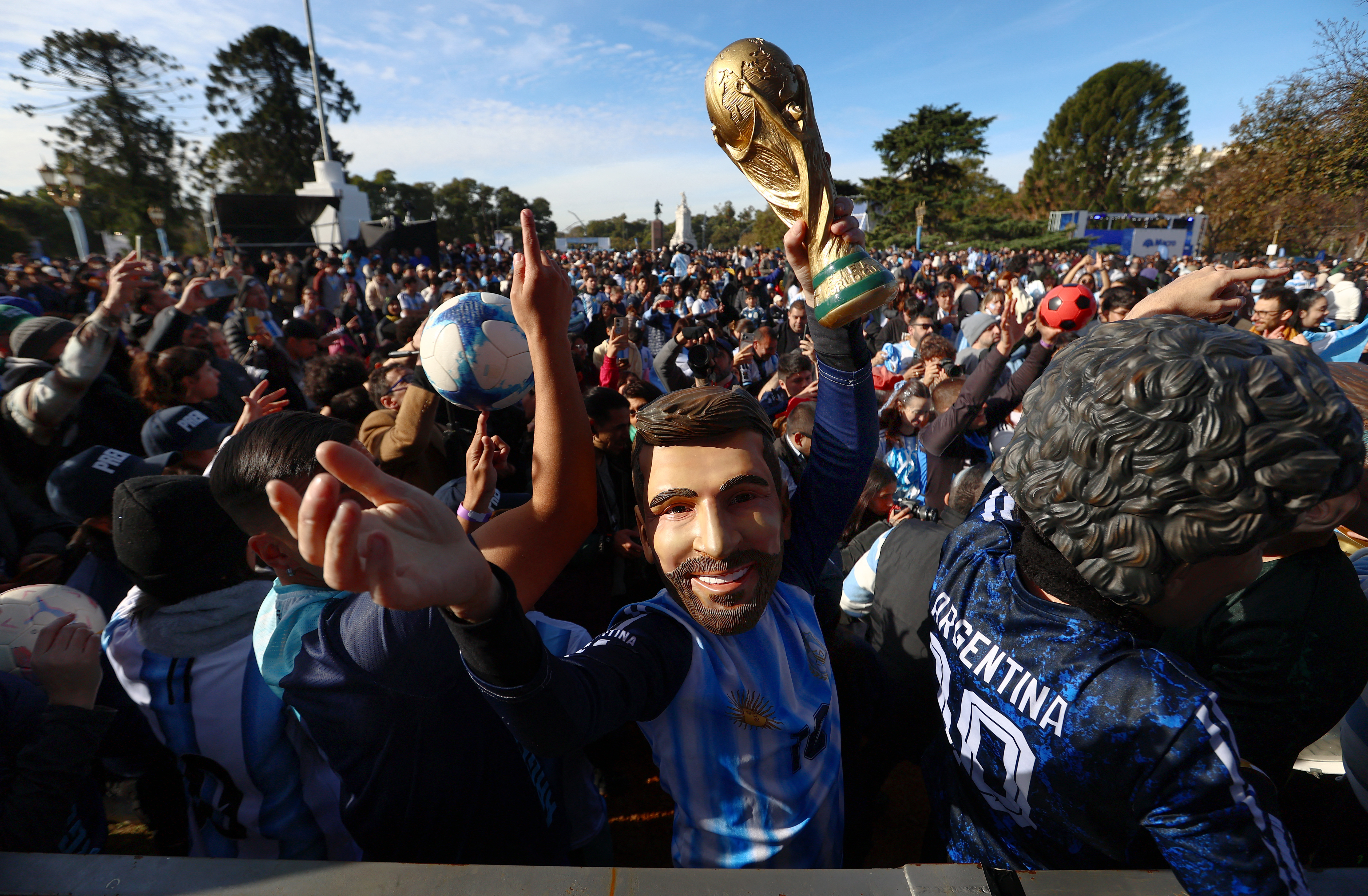 As&iacute; se vivi&oacute; el triunfo de la Selecci&oacute;n Argentina en el Fan Fest de la Ciudad de Buenos Aires