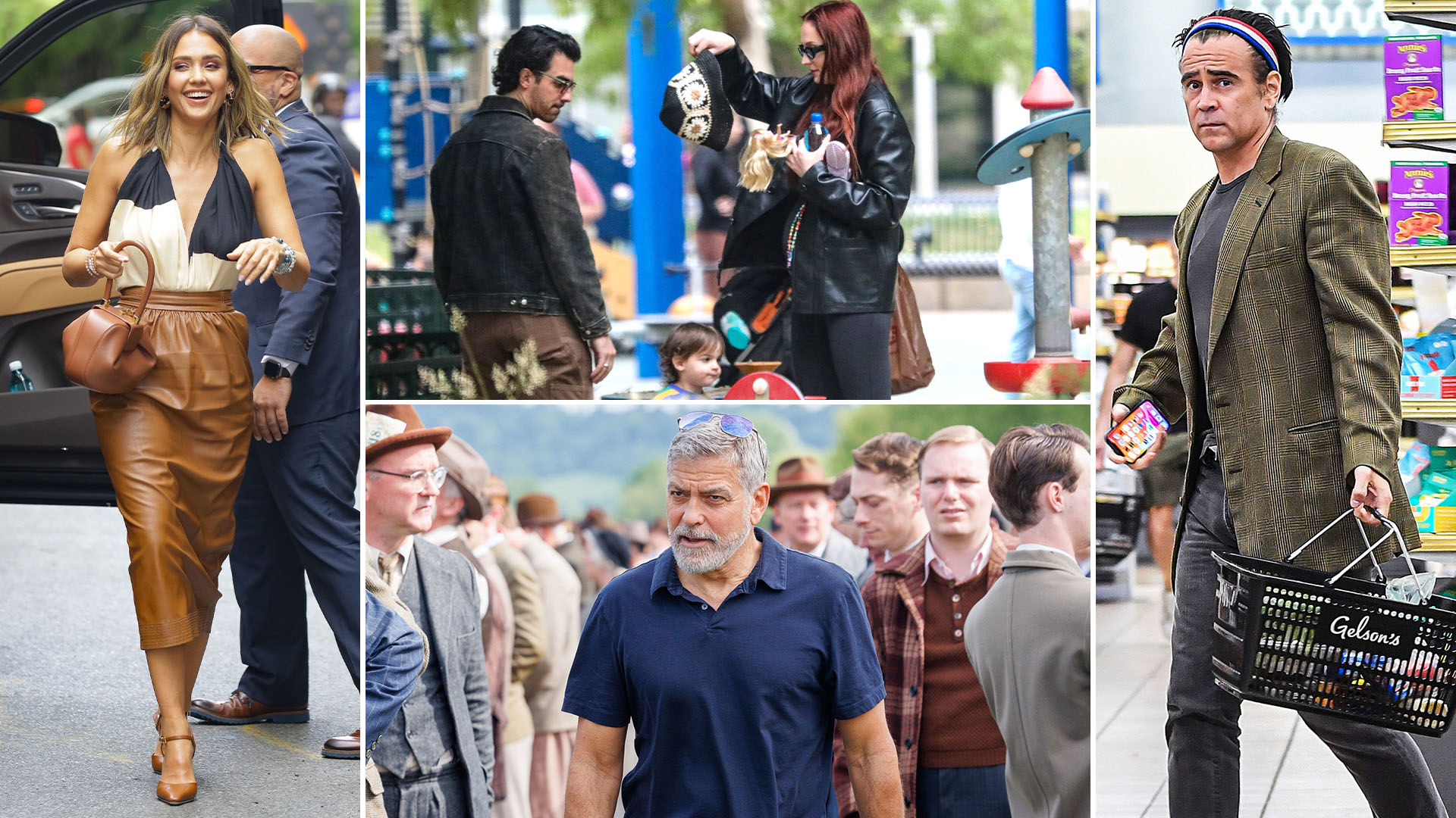 Jessica Alba asistió a un evento en Nueva York, George Clooney trabaja en su nueva película: celebrities en un click