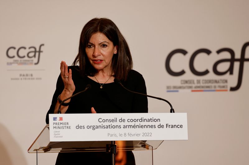 Anne Hidalgo, alcaldesa de París (Ludovic Marin/Pool vía REUTERS)