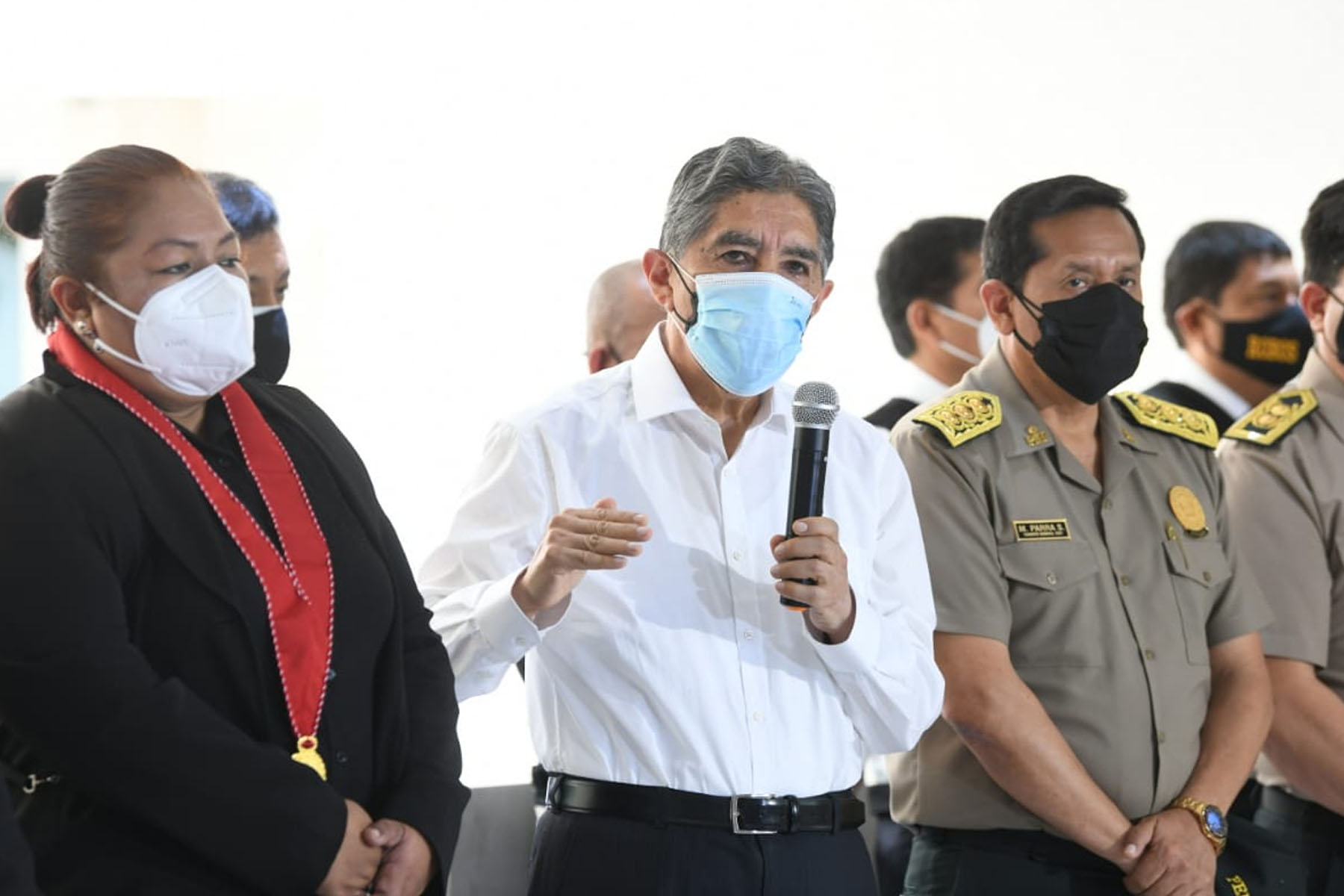 El ministro del Interior, Avelino Guillén, anunció que “ya está en trámite” la declaratoria del estado de emergencia de Lima Metropolitana. Foto: Ministerio del Interior.
