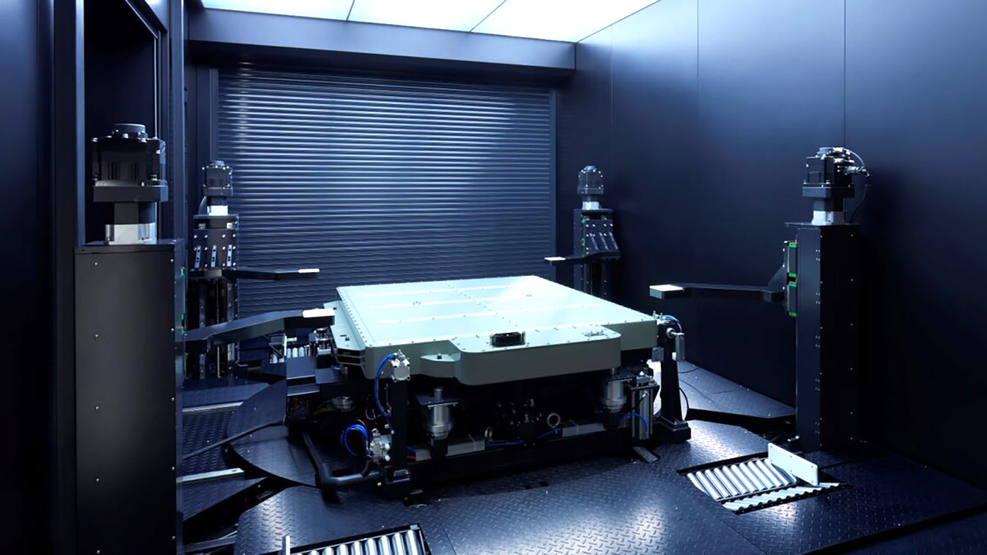 La batería de NIO tiene un diseño diferente, que permite ser colocada por robots con solo levantar el auto unos pocos centímetros