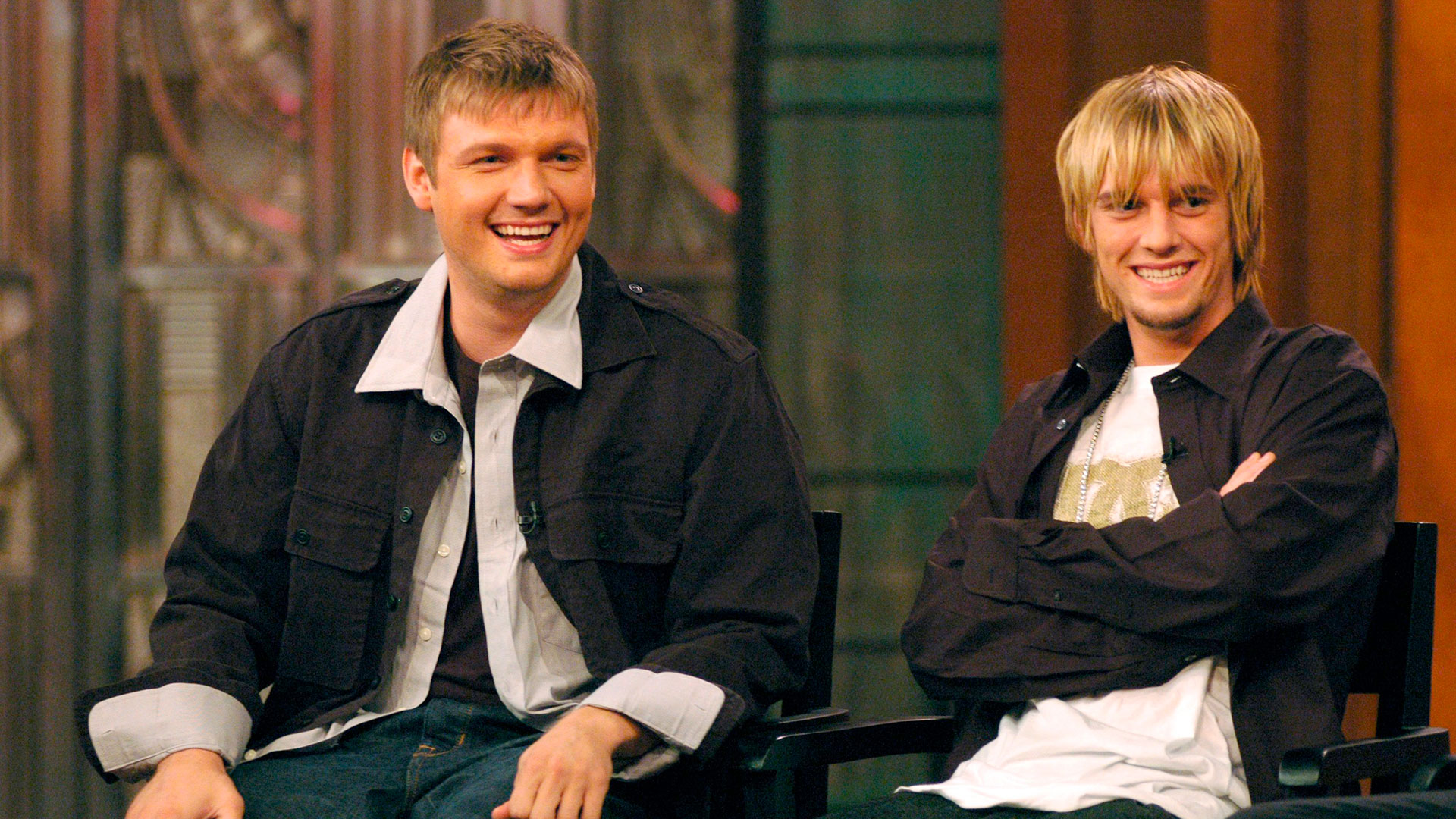 Nick Carter, la estrella de los Backstreet Boys junto a su hermano Aaron  (Photo by Kristy Leibowitz/Getty Images)