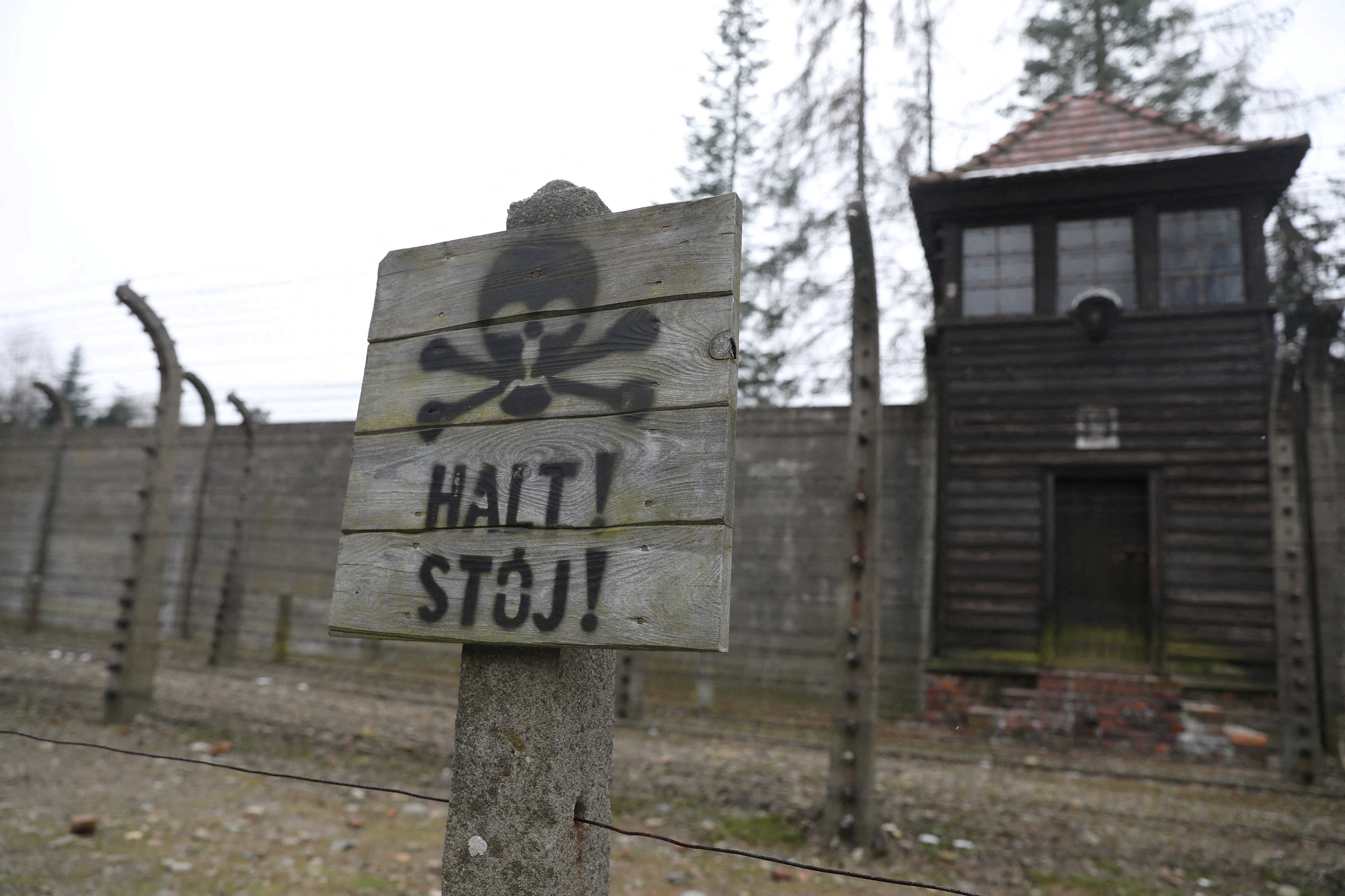 El campo de concentración de Auschwitz-Birkenau, identificado como uno de los más crueles de los instalados por el nazismo. Jakub Porzycki/Agencja Wyborcza.pl via REUTERS