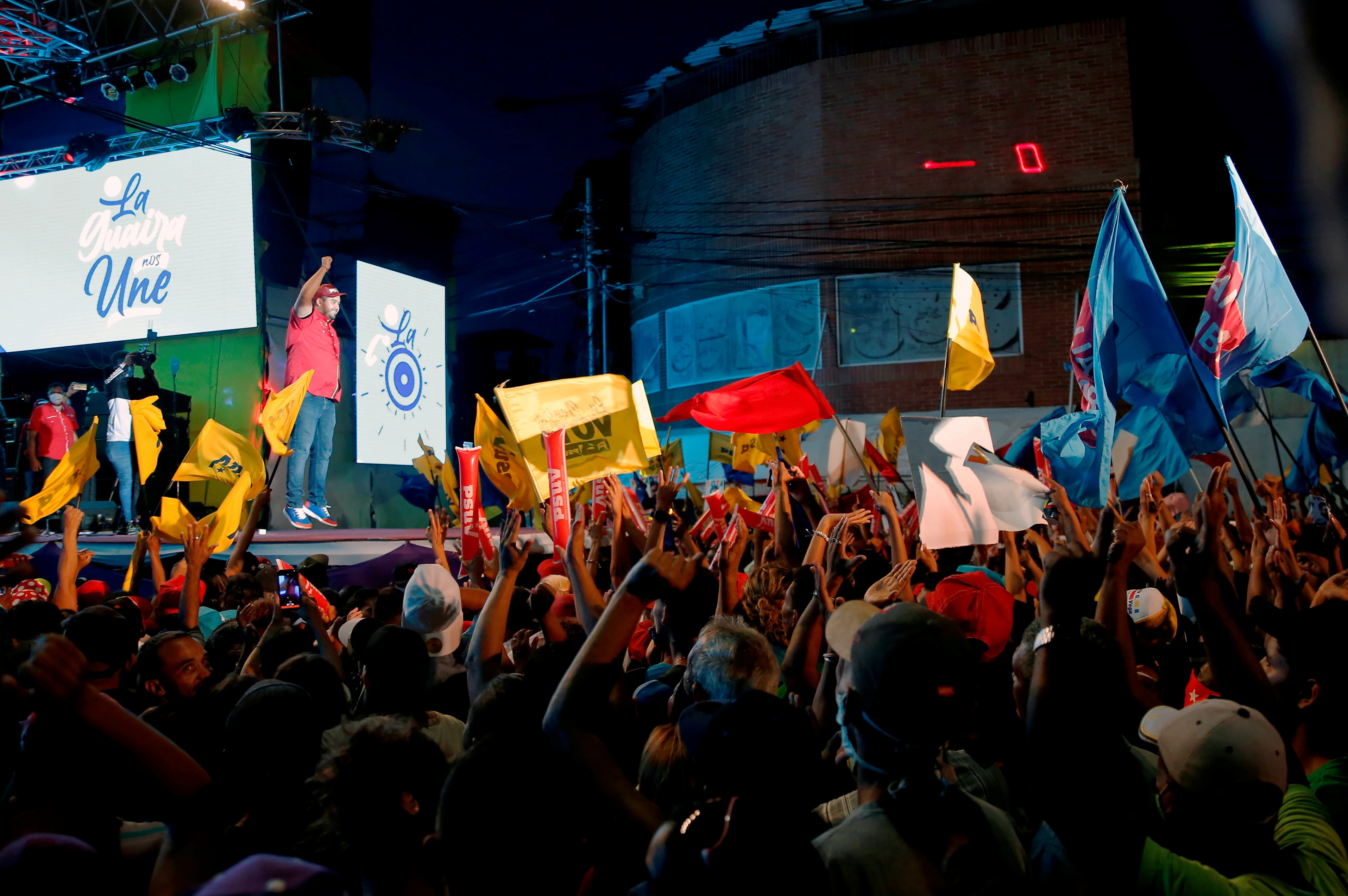 Nicolas Maduro Guerra, en campaña en La Guaira, Venezuela. REUTERS/Manaure Quintero