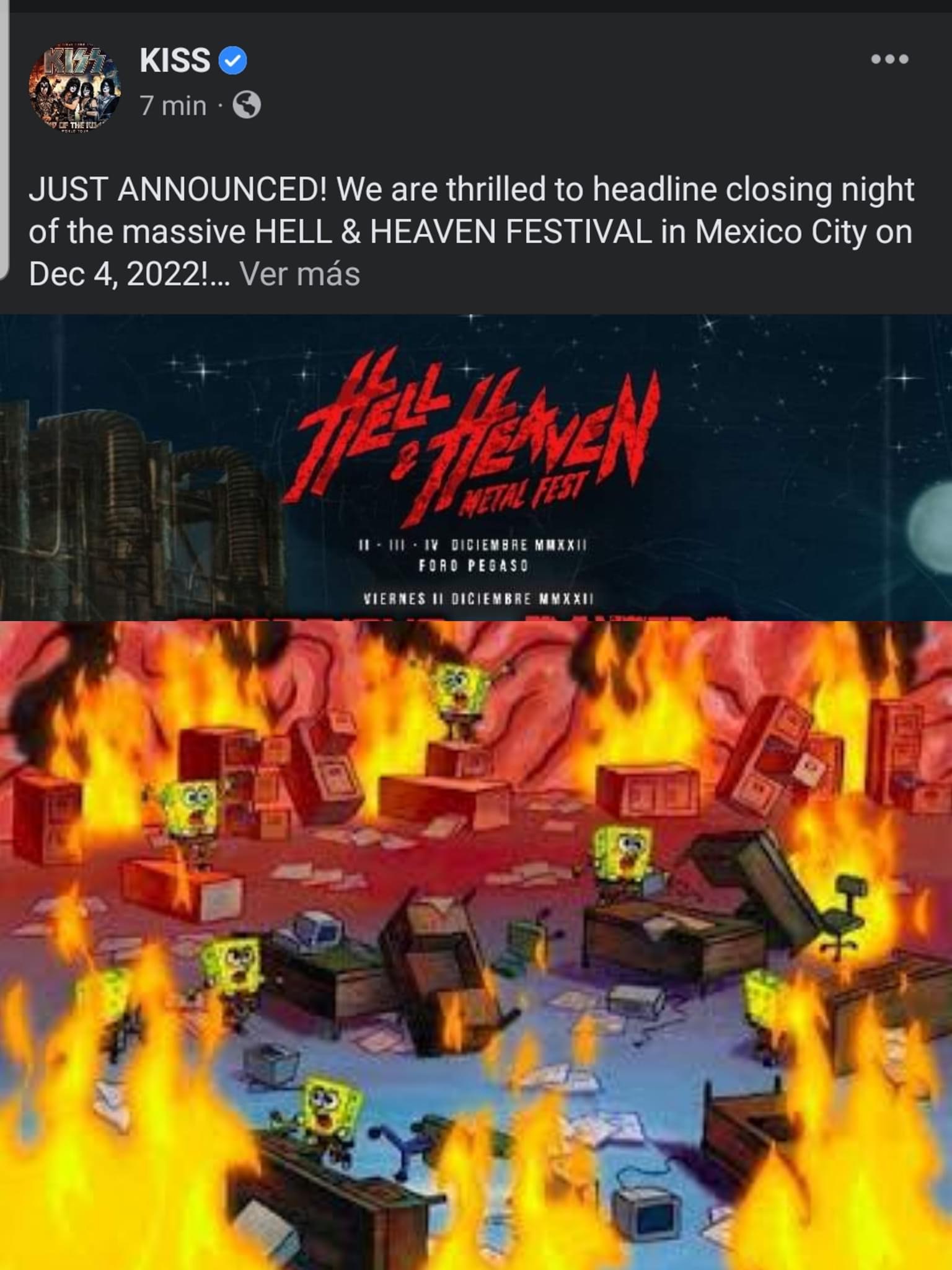 Usuarios en redes sociales reaccionaron al anuncio del cartel oficial para el festival Hell & Heaven Open Air 2022. (Fotos: Captura de pantalla Twitter)