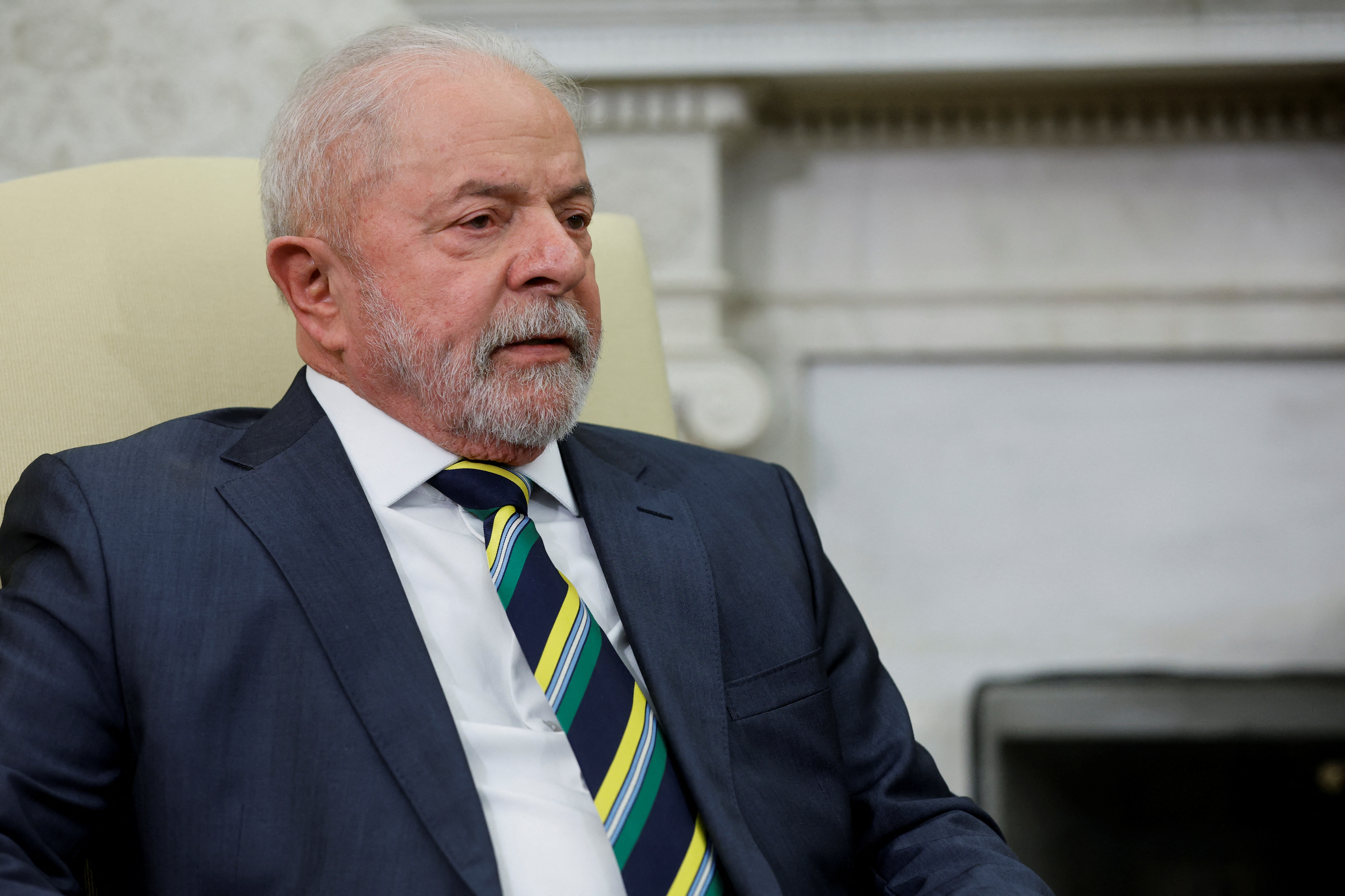 Lula da Silva en su reunión con Biden en Washington (REUTERS/Jonathan Ernst)