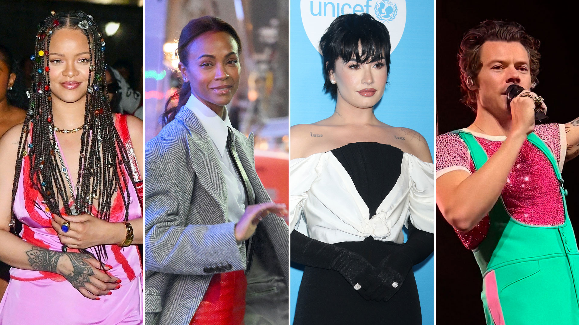 Del look veraniego de Rihanna a la explosión de color de Harry Styles: celebrities en un click