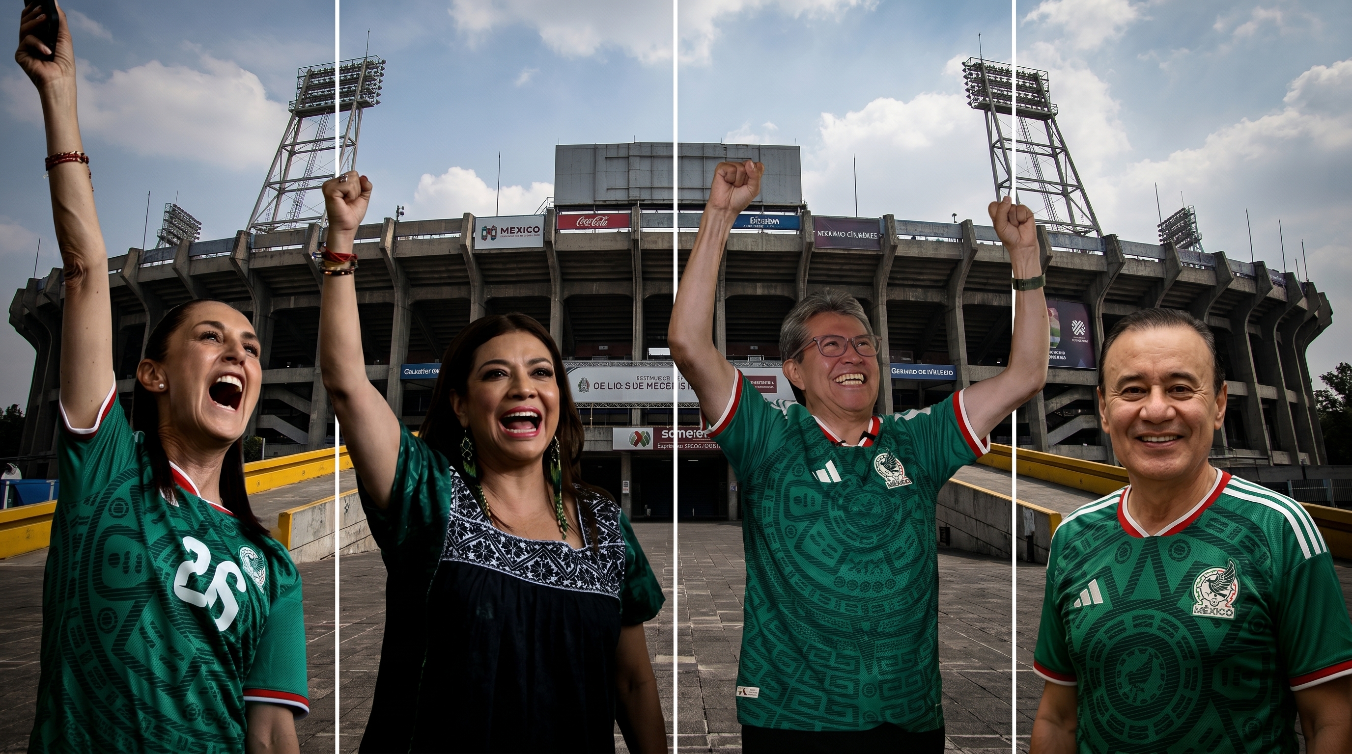 Así disfrutaron los políticos de la 4T el triunfo de México en la  inauguración del Mundial 2026 - Infobae