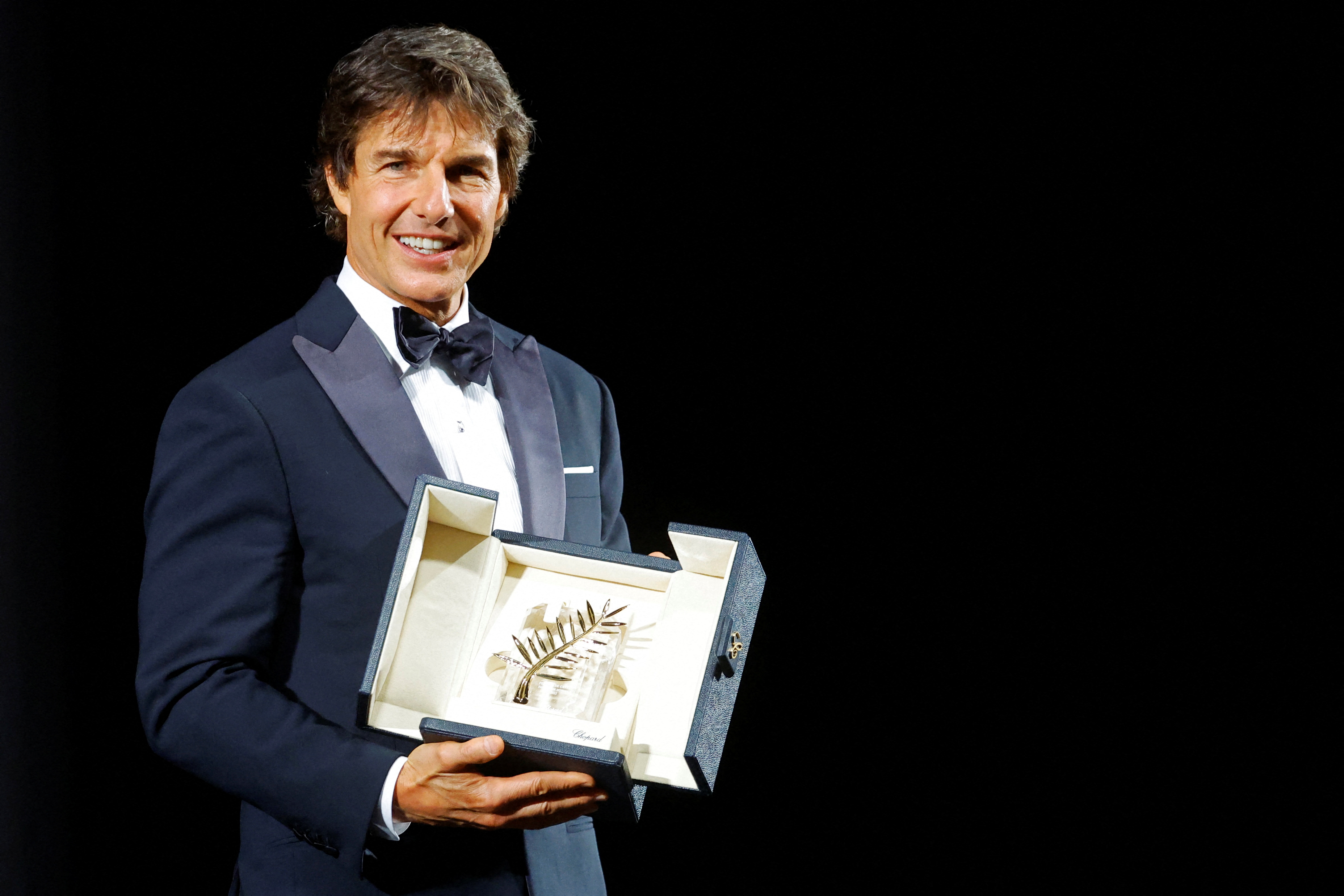 Sorpresa para Tom Cruise: recibió Palma de Oro Honorífica en Cannes (Reuters)