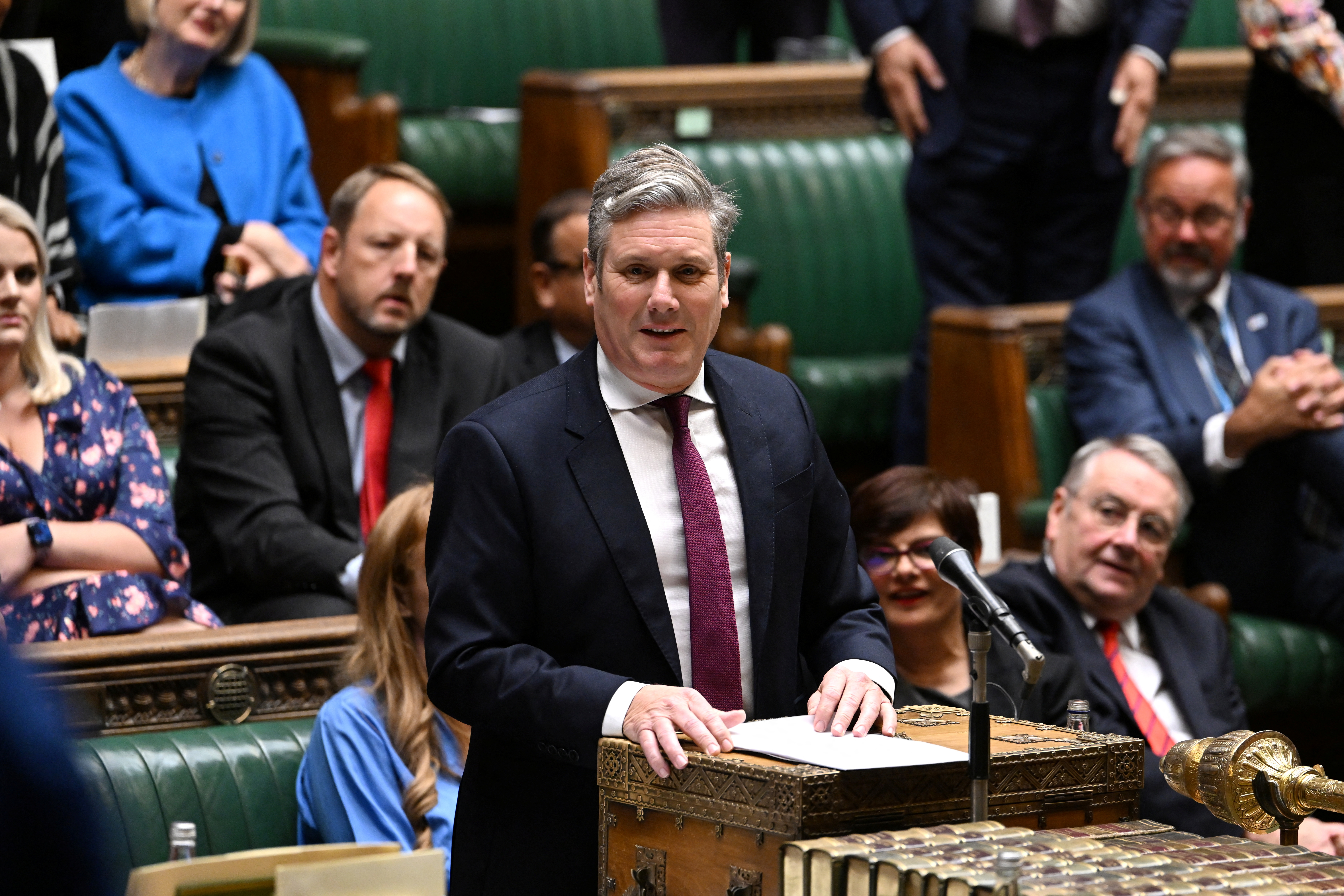 El líder laborista Keir Starmer (Parlamento británico/Jessica Taylor/REUTERS)