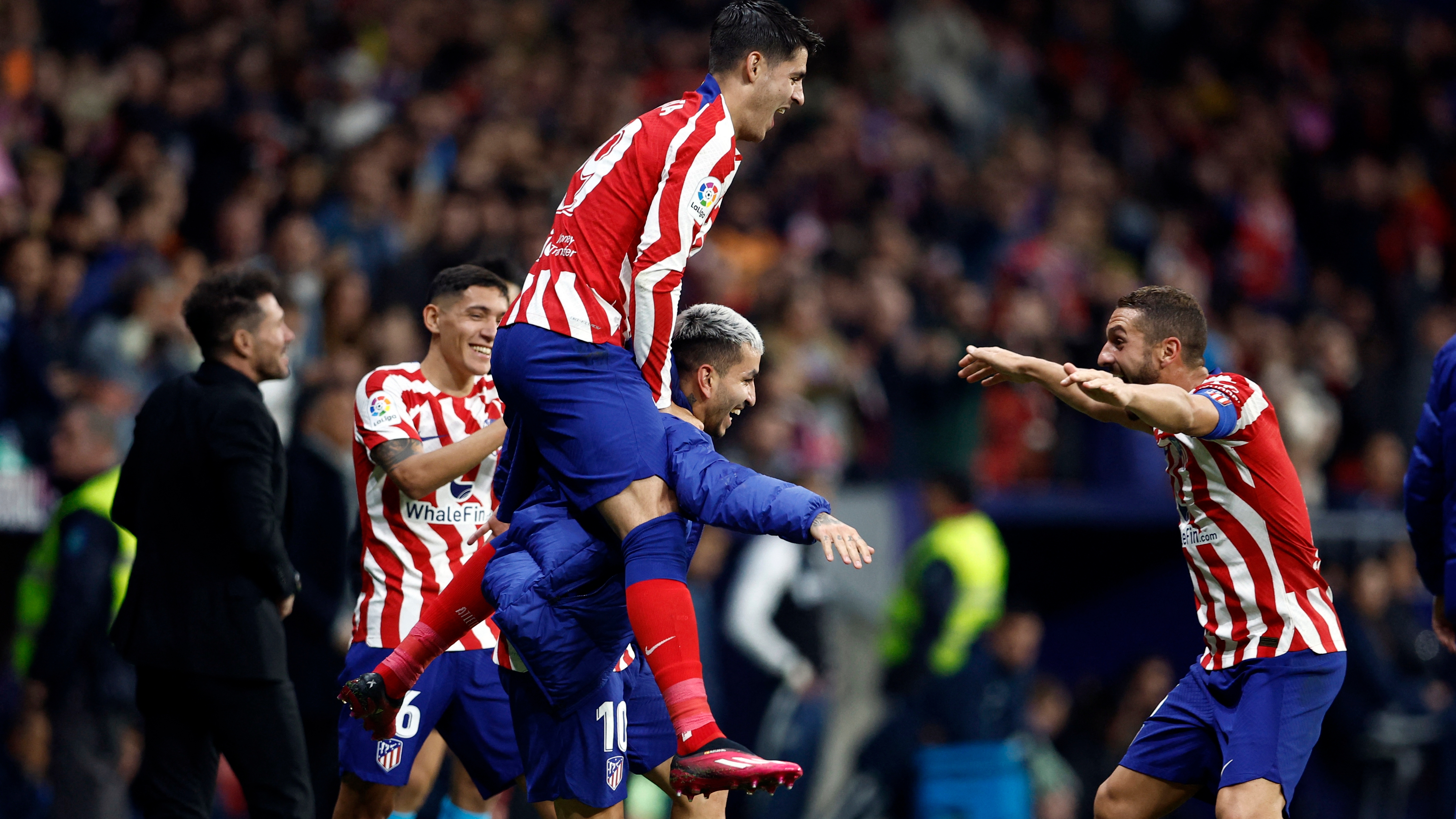 Increíble: Ángel Correa marcó un gol para Atlético de Madrid siendo suplente