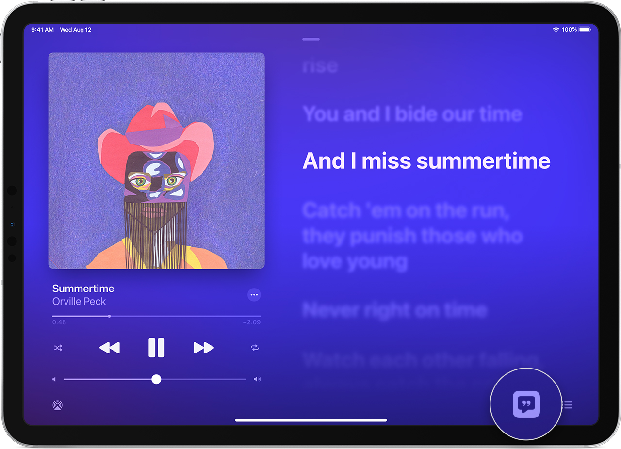 Actualización de Apple Music mostrará las letras de las canciones. (Apple)