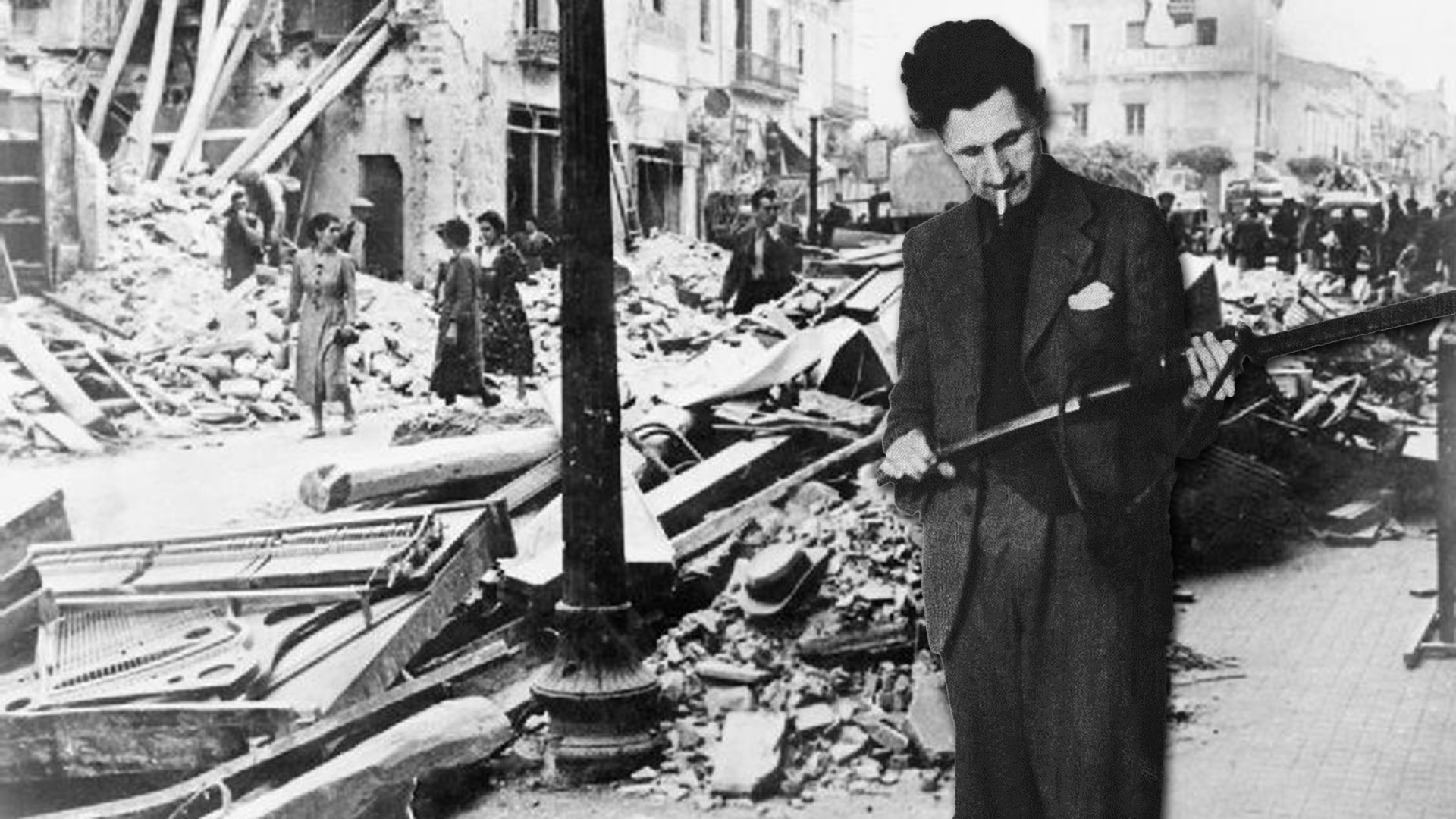 George Orwell combatió como voluntario en la Guerra Civil Española