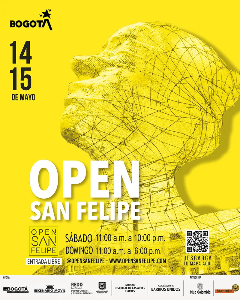 Los bogotanos podrán visitar y conocer los cerca de 70 galerías y estudios de artistas. Foto: Open San Felipe