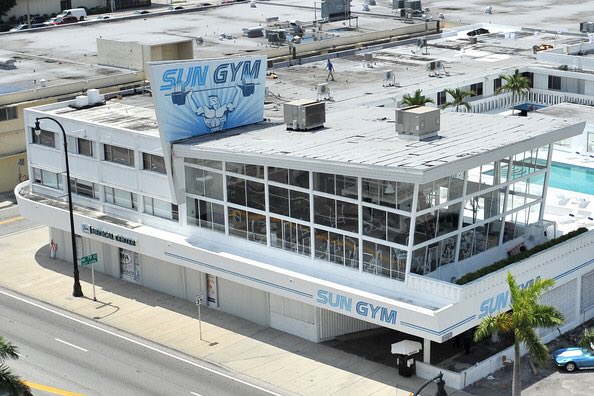 Gimnasio Sun Gym, en Miami, donde Jorge Delgado y su amigo Daniel Lugo trabajaban sus músculos