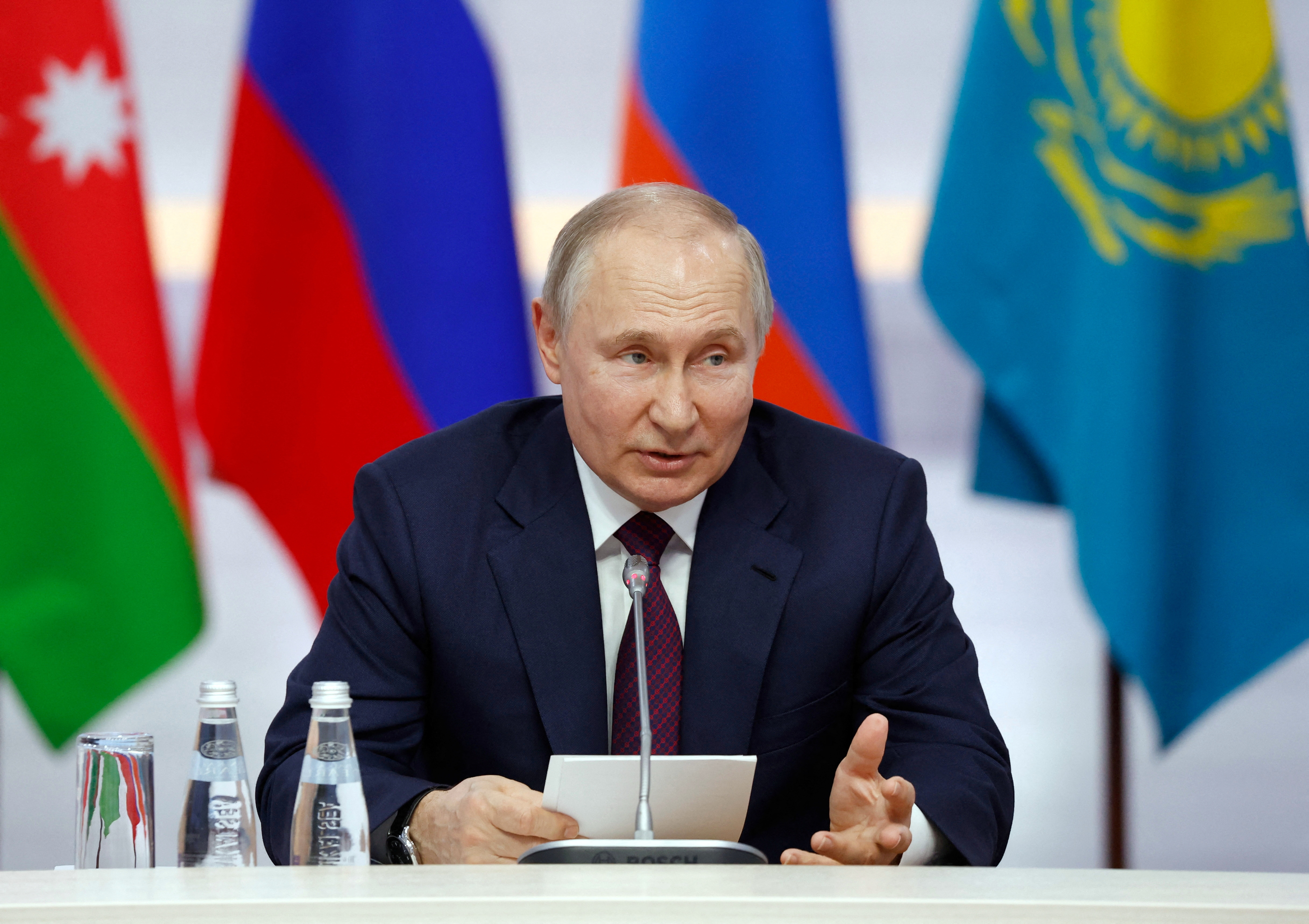 Para EEUU, un éxito de la contraofensiva ucraniana podría forzar a Putin a acceder a un diálogo para poner fin a la guerra (Sputnik/Dmitry Astakhov/Pool via REUTERS)