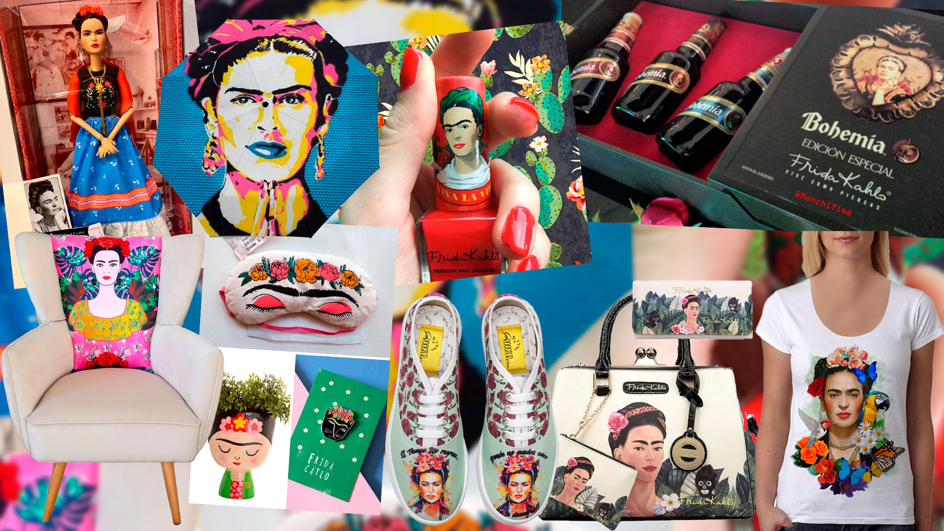 Más que una pintora, Frida es un ícono pop