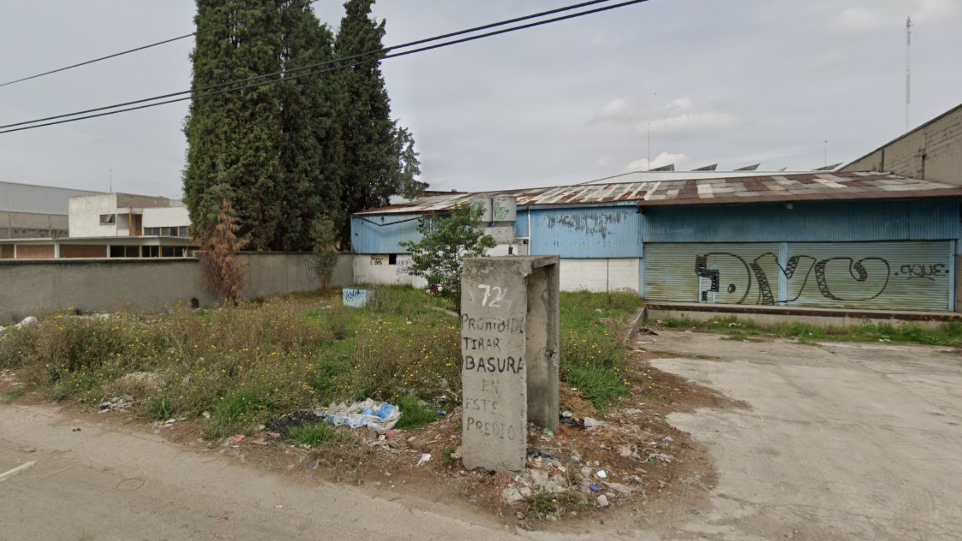 Las búsquedas en plataformas de geolocalización apuntaron que este es el predio en donde se encontraba el laboratorio de fentanilo. (Google Maps)